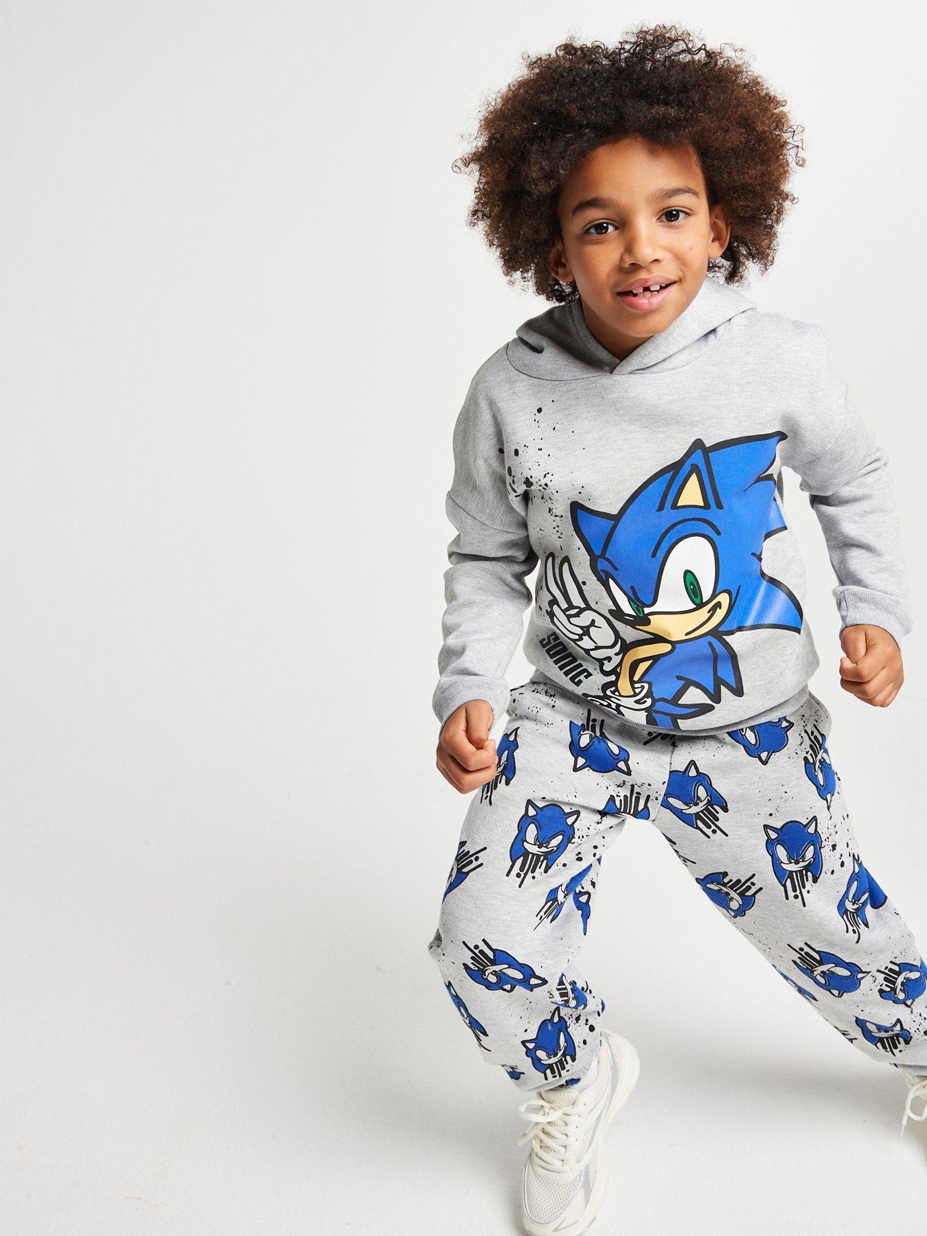  image of brand-threads-sonic-the-hedgehog-boys-jogger-set