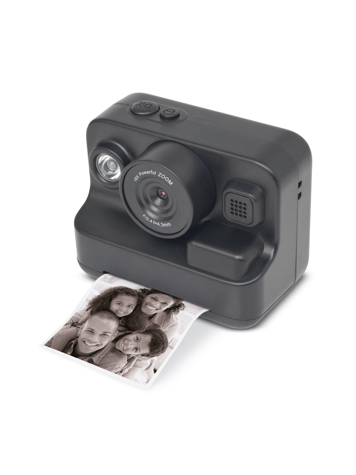  image of menkind-thermal-instant-camera-black
