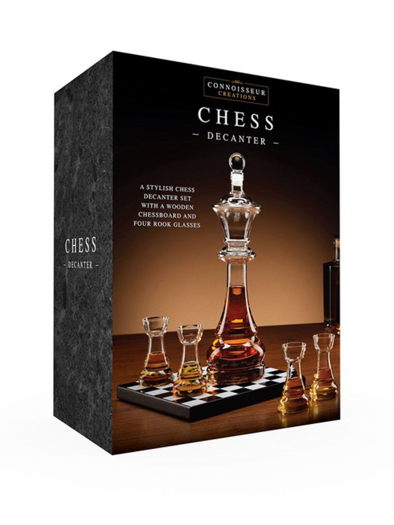  image of menkind-chess-decanter-set