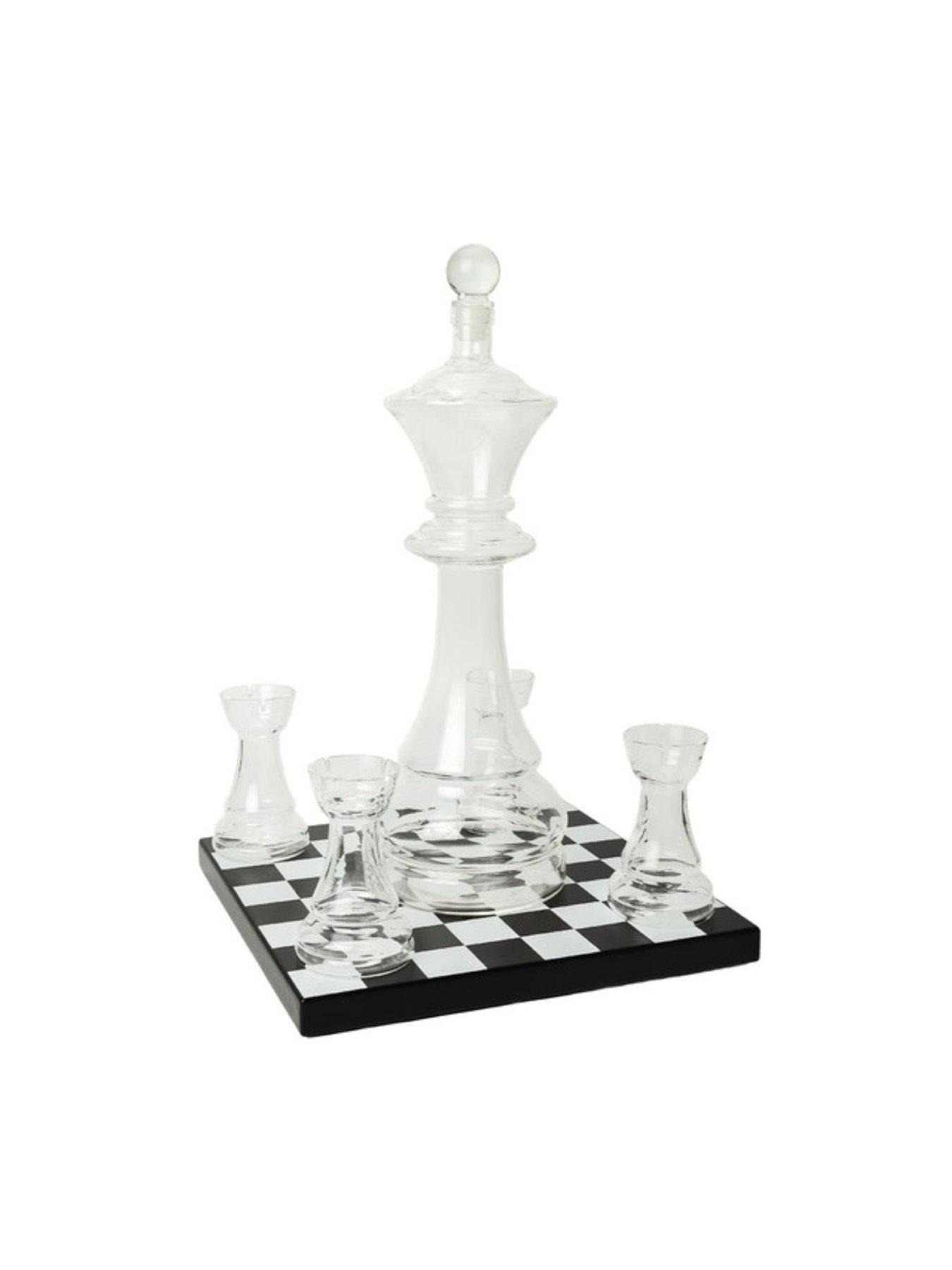  image of menkind-chess-decanter-set