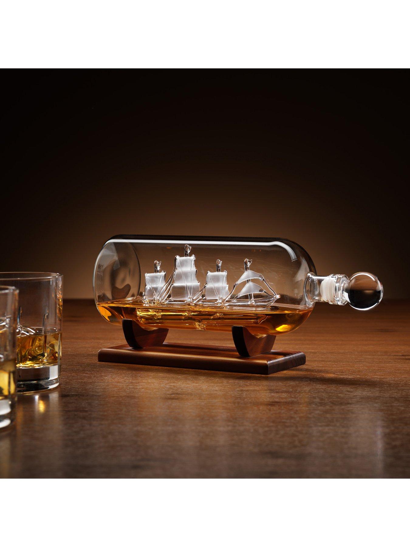Image 2 of 2 of MenKind Ship in a Bottle Decanter