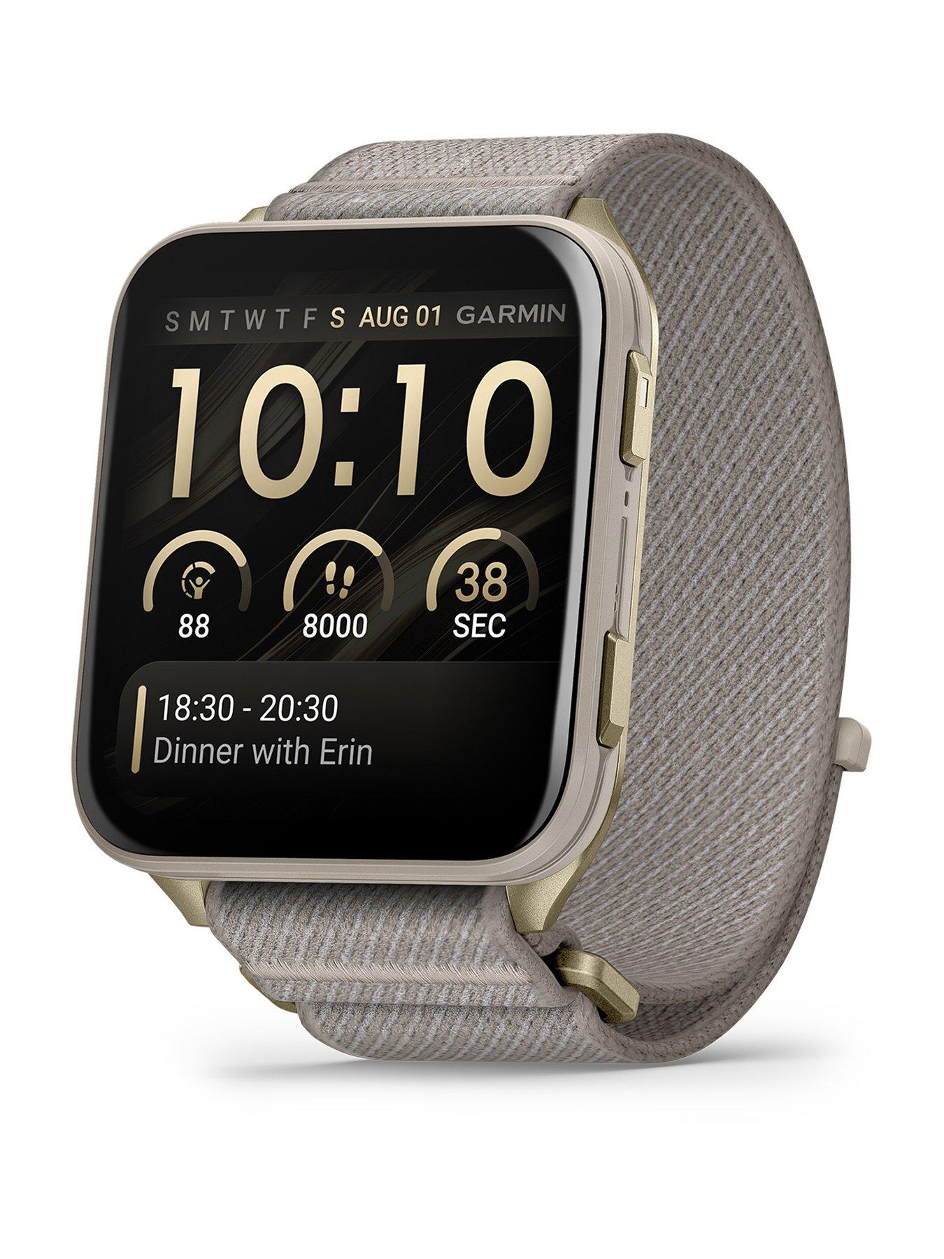 Image 1 of 8 of Garmin Venu X1, Soft Gold/French Grey