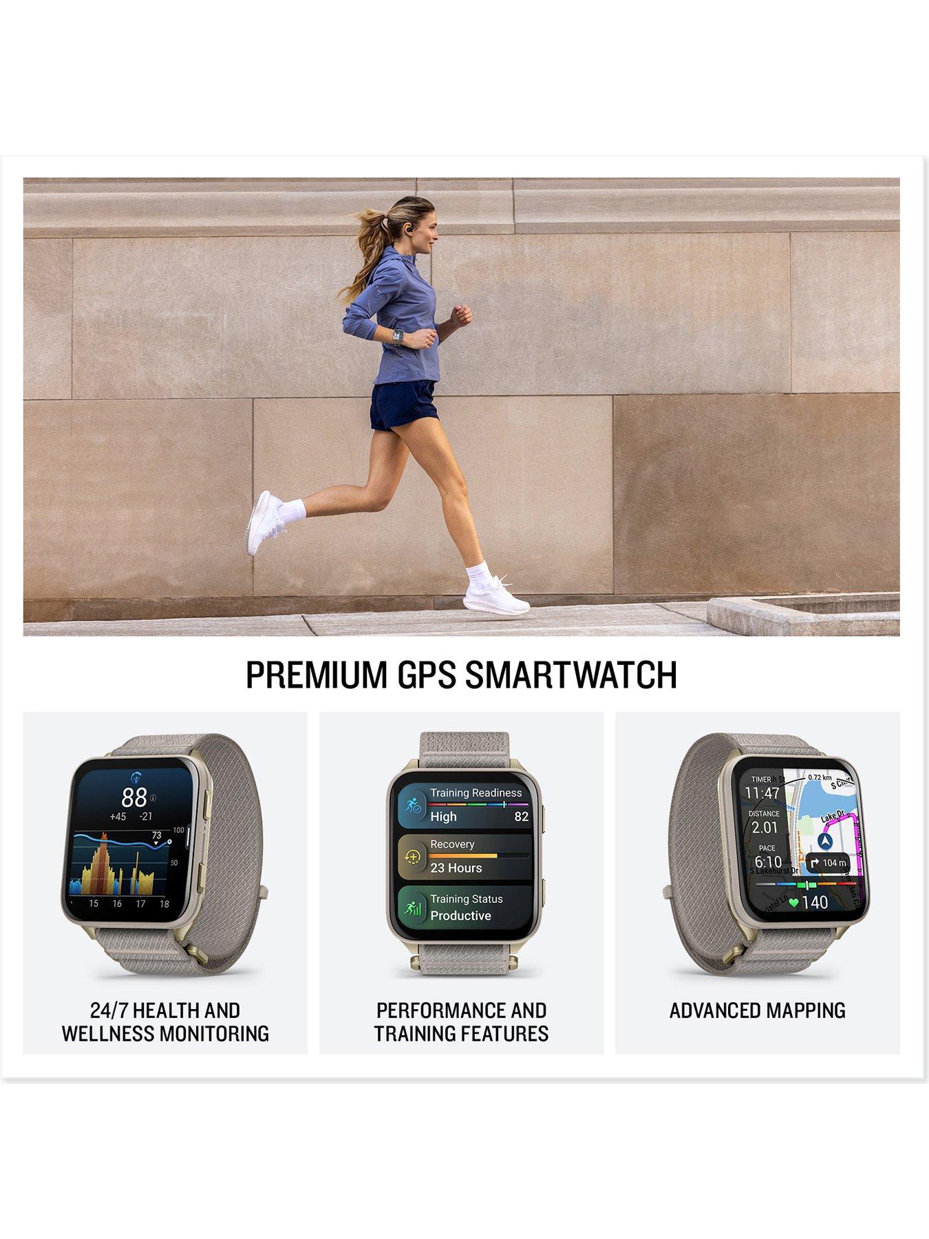 Image 2 of 8 of Garmin Venu X1, Soft Gold/French Grey