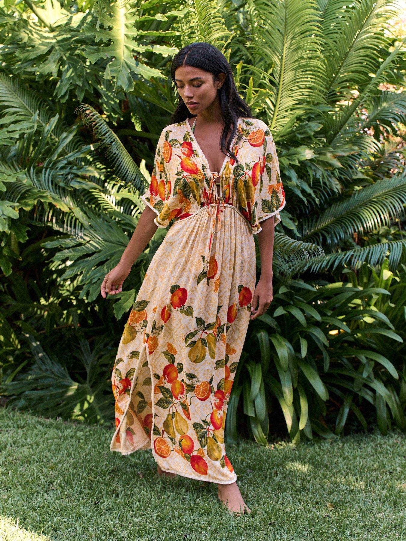 front image of b-by-ted-baker-fruit-print-kimono-print