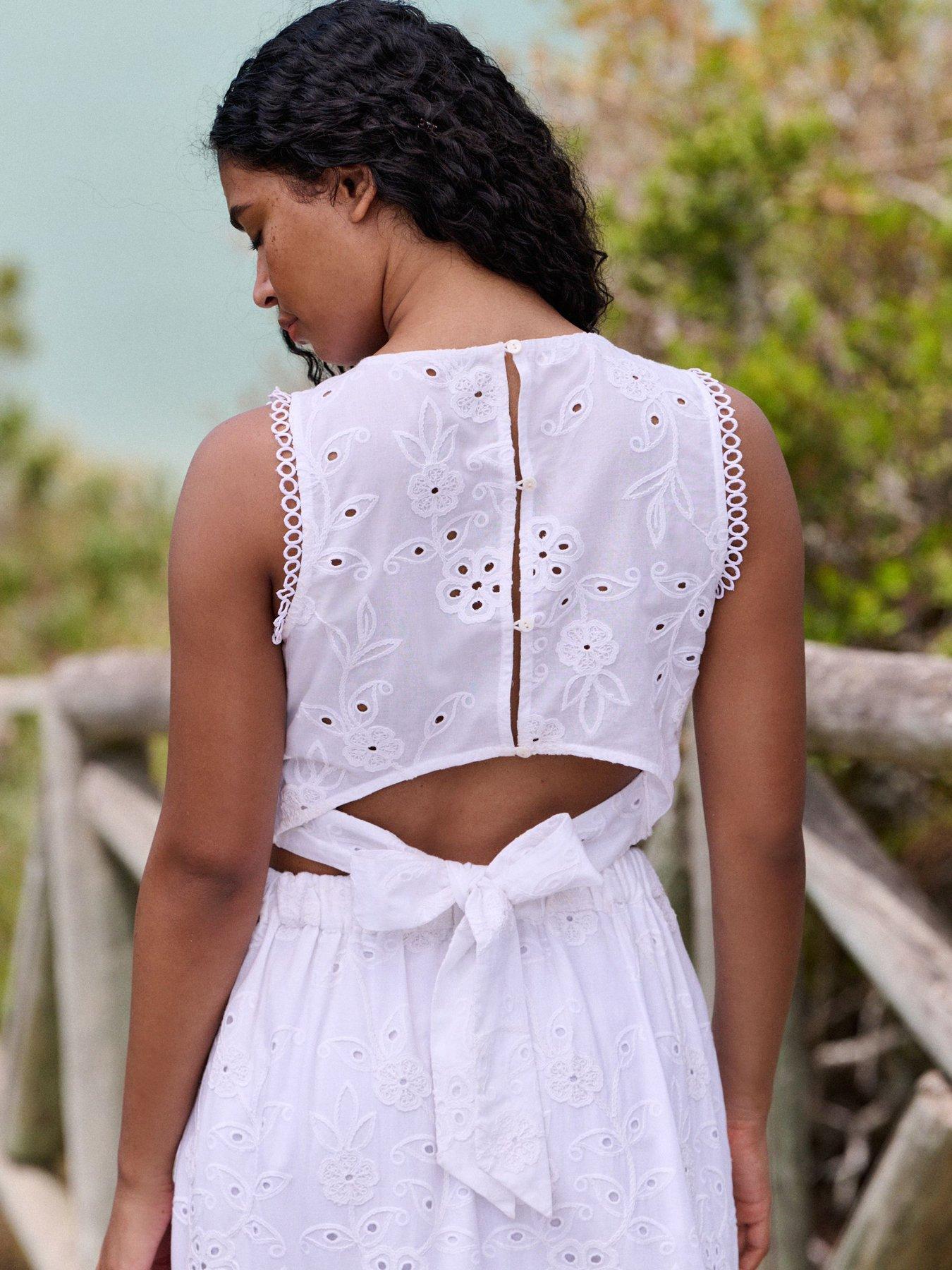 Image 2 of 5 of Ted Baker B By Ted Baker Broidery Top - White