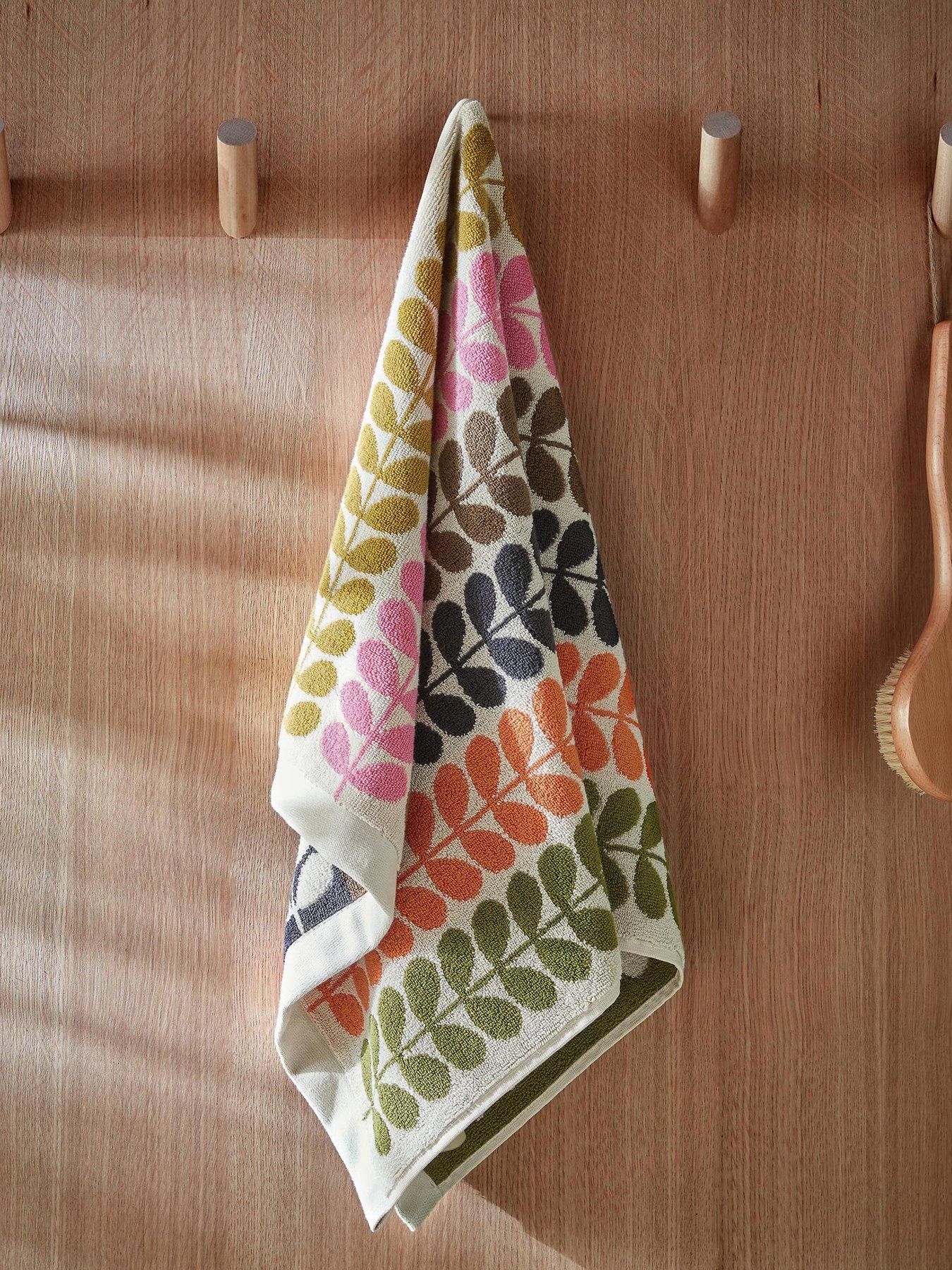 Image 1 of 7 of Orla Kiely Multi Stem 100% Cotton Auburn Towel Collection