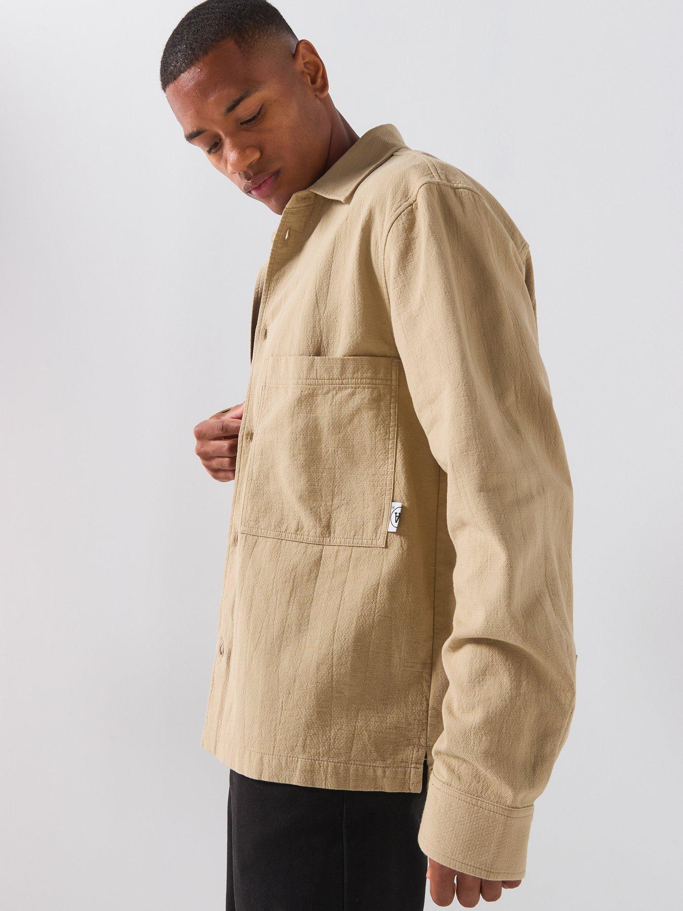 Image 1 of 6 of Double A by Wood Wood Clay Overshirt - Stone