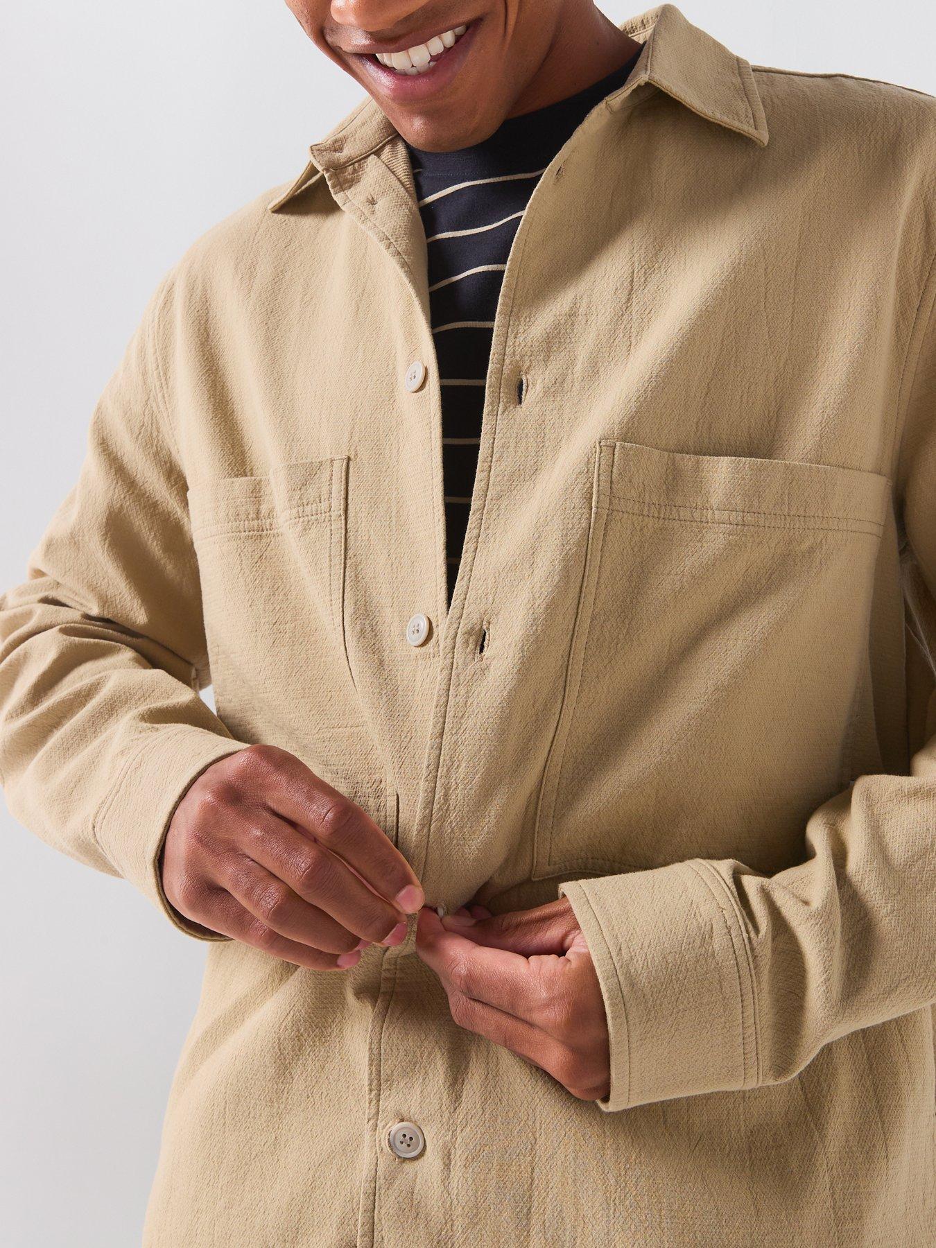 Image 6 of 6 of Double A by Wood Wood Clay Overshirt - Stone
