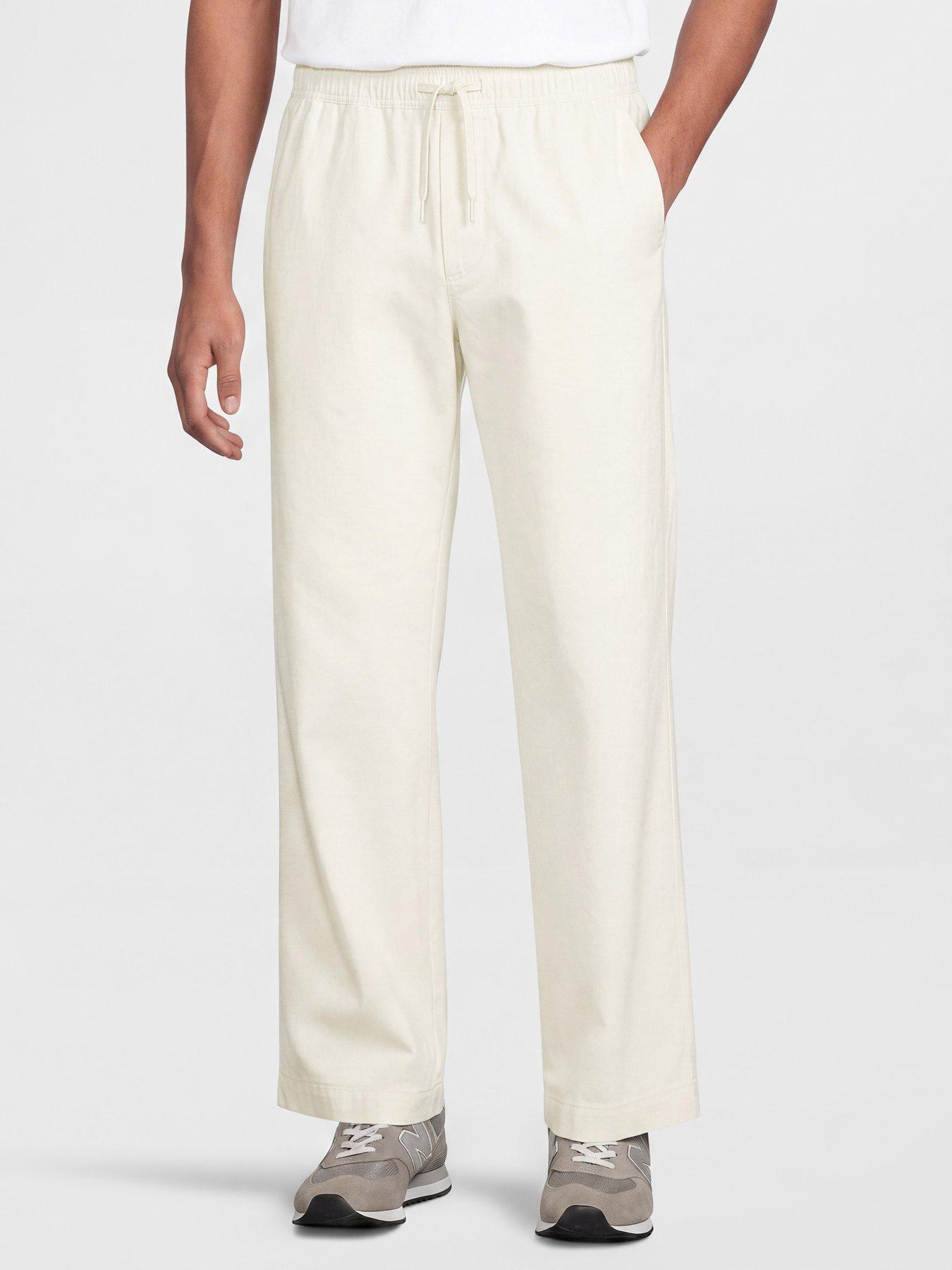 Double A by Wood Wood Double A By Wood Wood Lax Linen Trousers - Off White