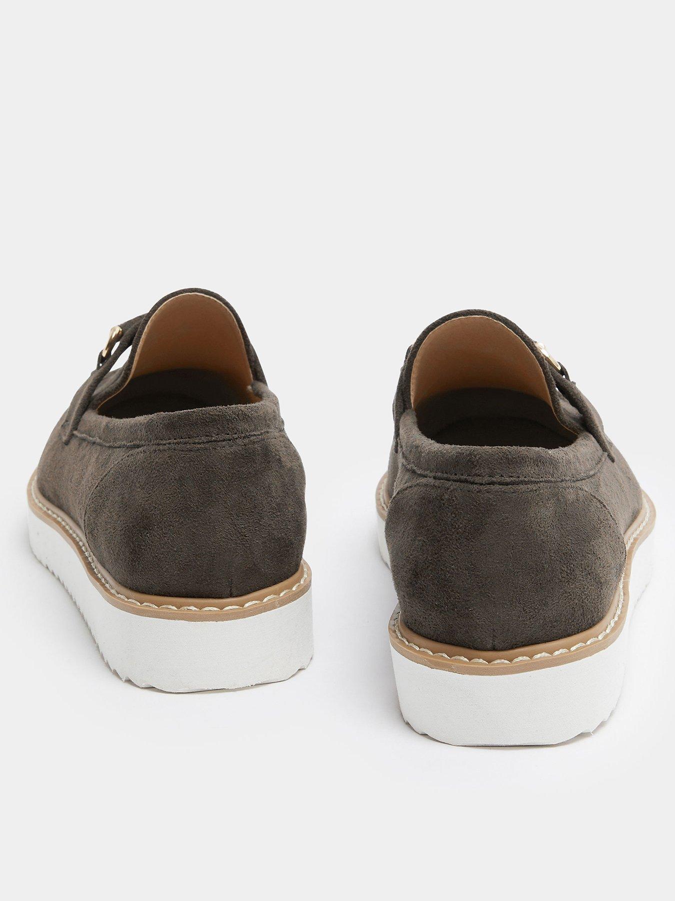 Image 3 of 4 of Yours Curve Extra Wide Fit Snaffle Trim Loafer