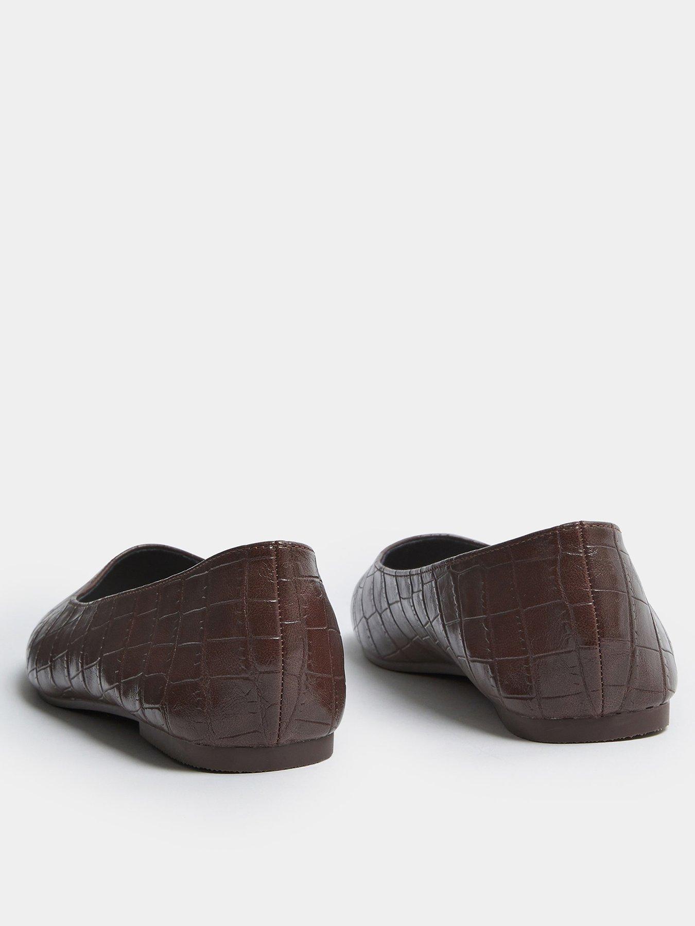 Image 3 of 4 of Yours Extra Wide Fit Square Toe Ballet Pump