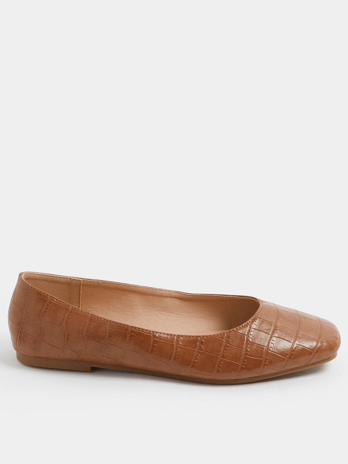 Yours Extra Wide Fit Square Toe Ballet Pump
