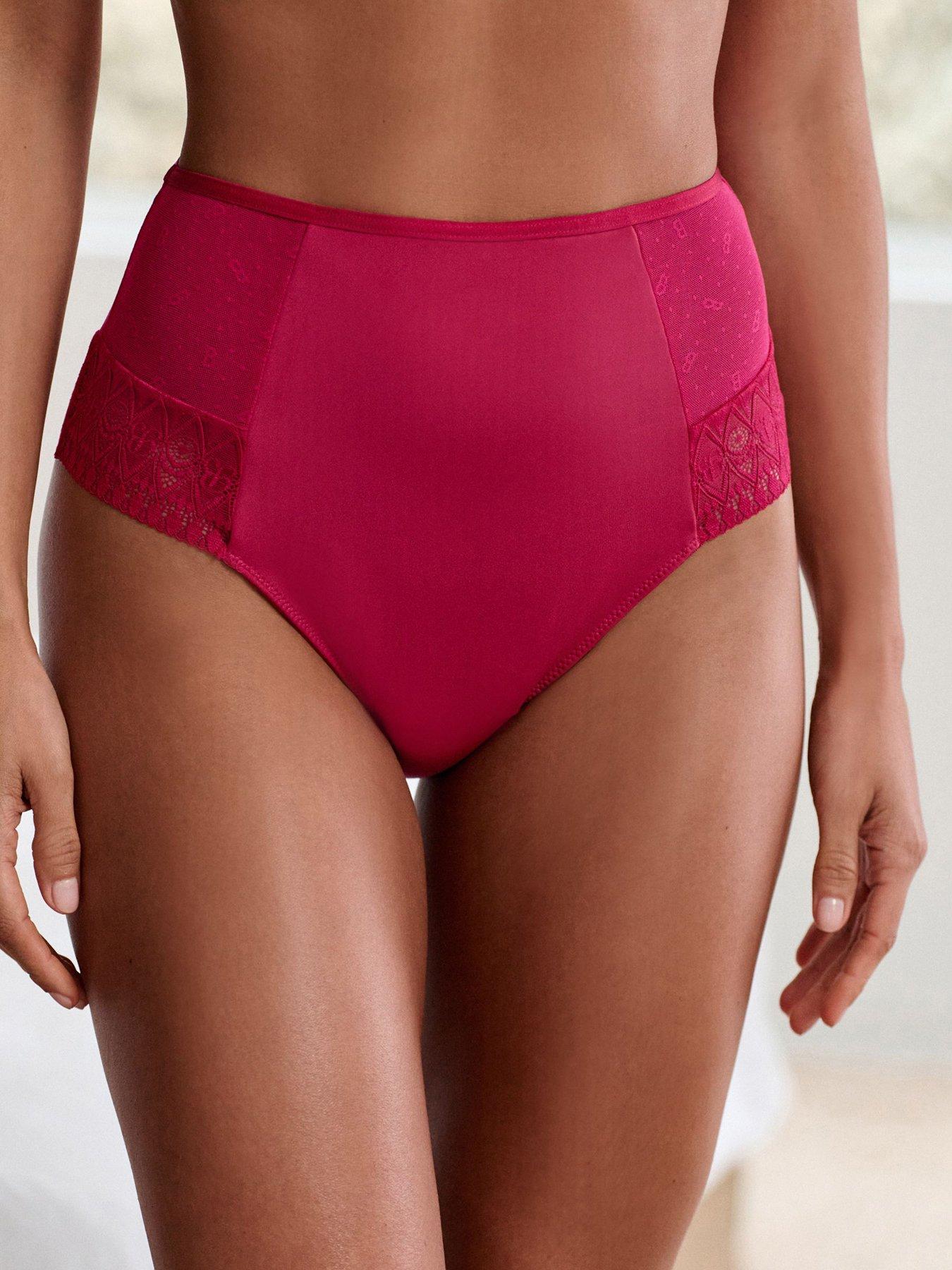 Image 4 of 6 of B By Ted Baker 2 Pack High Waist Briefs - Pink/Floral Print