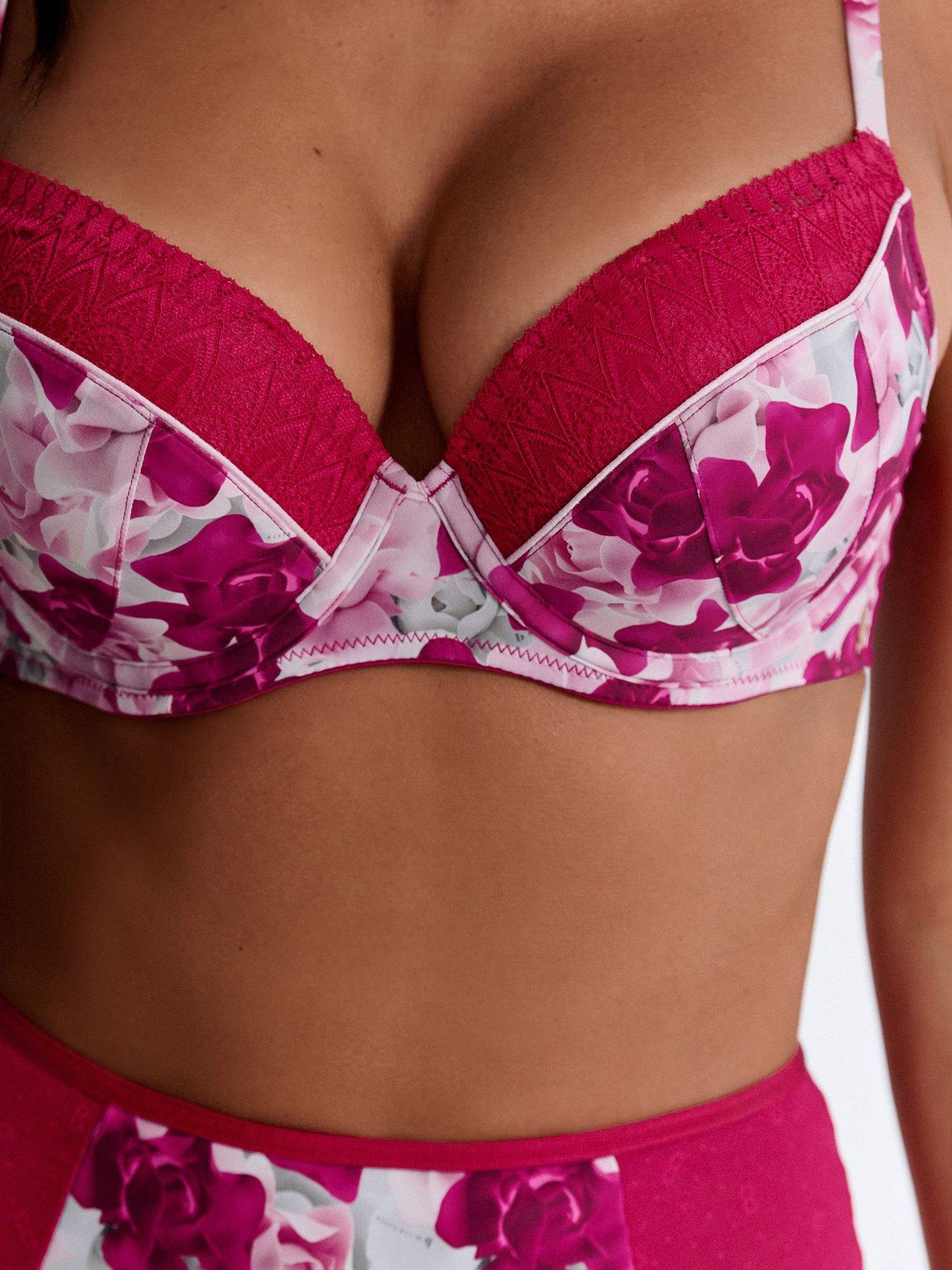  image of b-by-ted-baker-floral-bra-pink