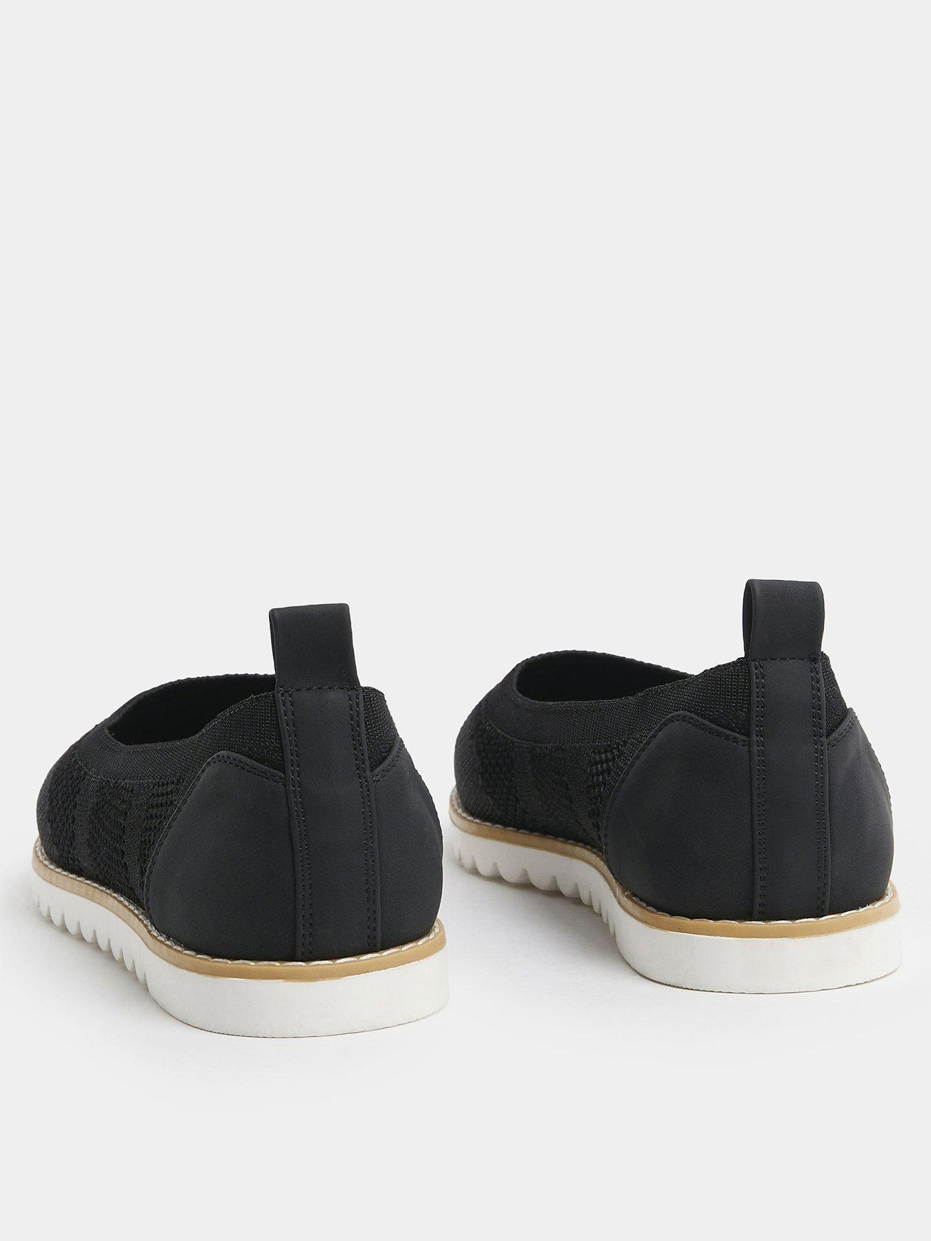  image of yours-extra-wide-fit-knitted-ballet-pump