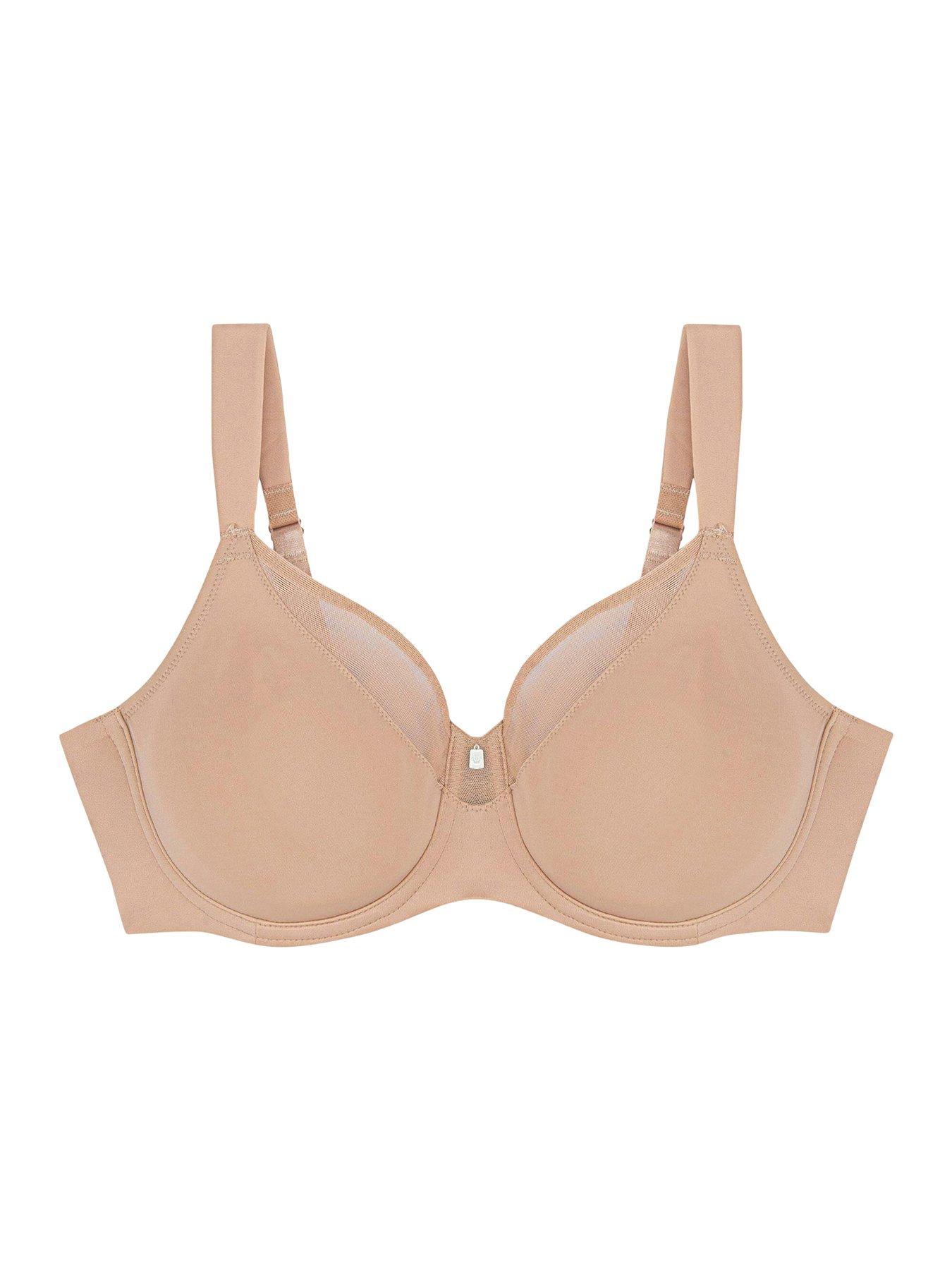  image of triumph-triumph-true-shape-sensation-minimiser-bra-beige