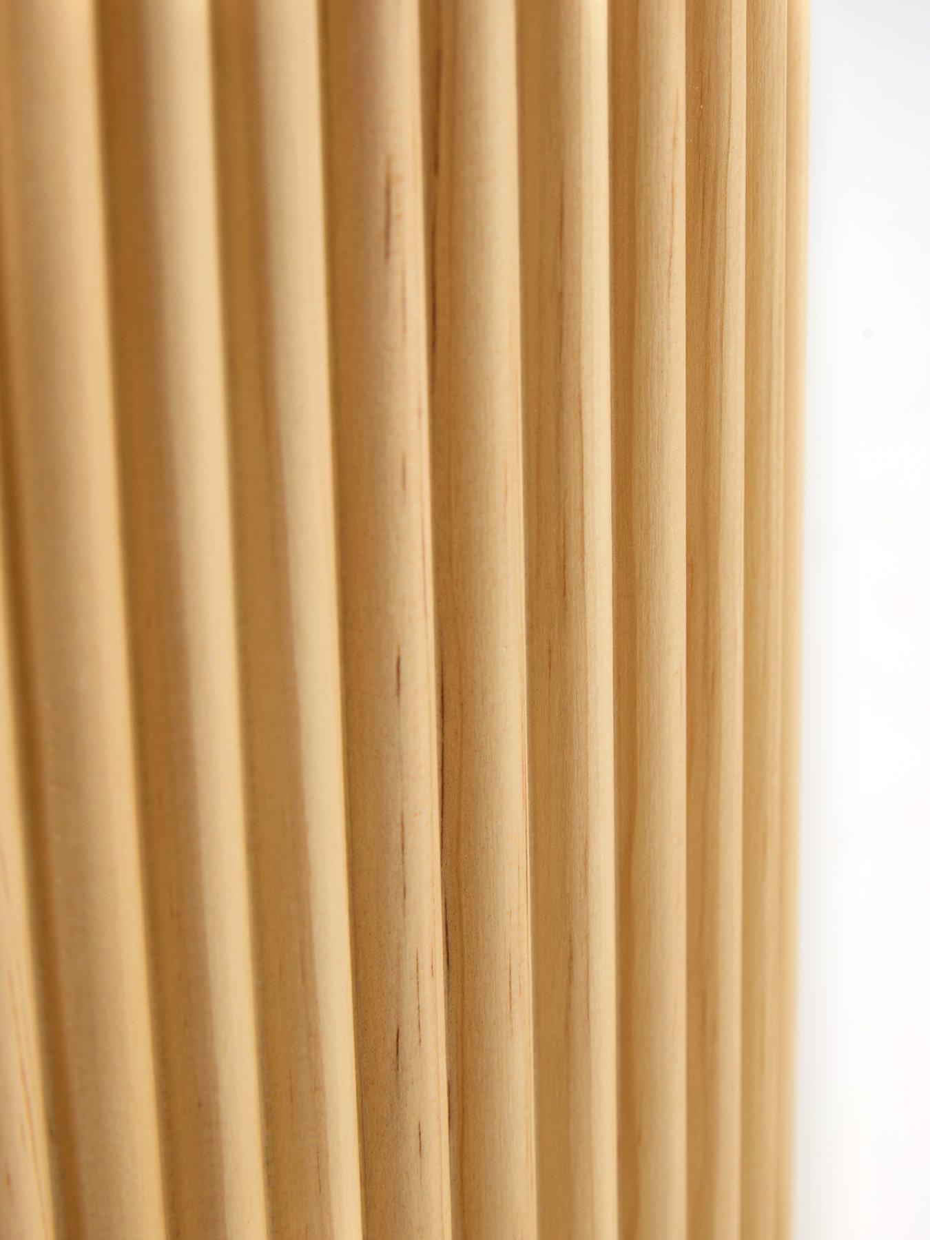 Image 7 of 8 of The Very Collection Wooden Base Floor Lamp