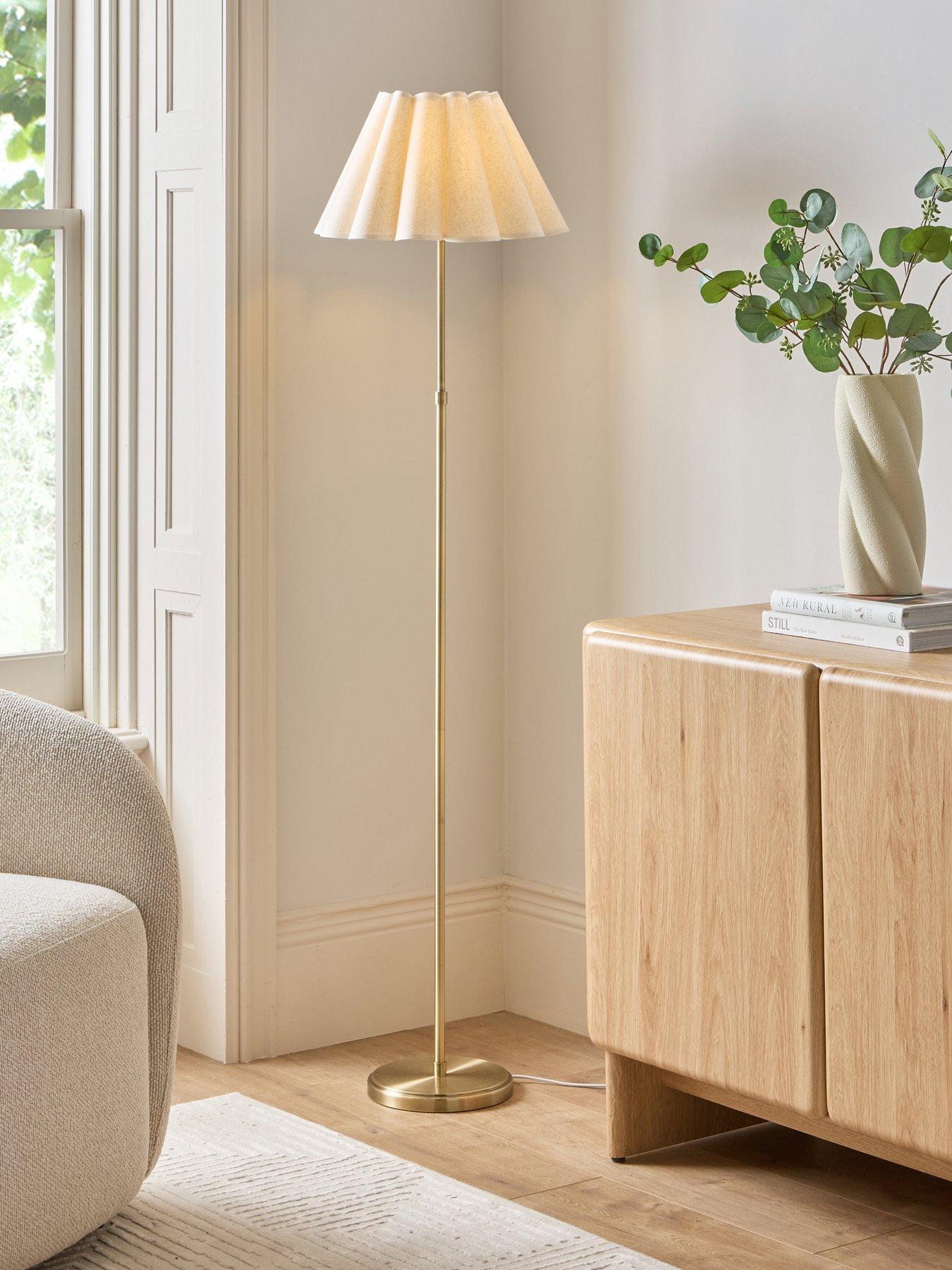 The Very Collection Scalloped Shade Floor Lamp