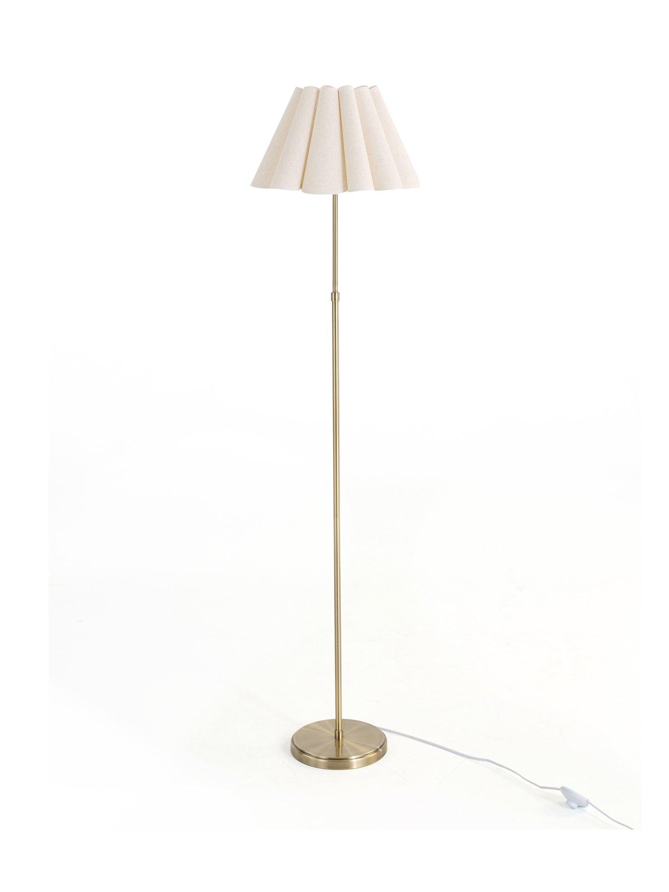Image 2 of 8 of The Very Collection Scalloped Shade Floor Lamp