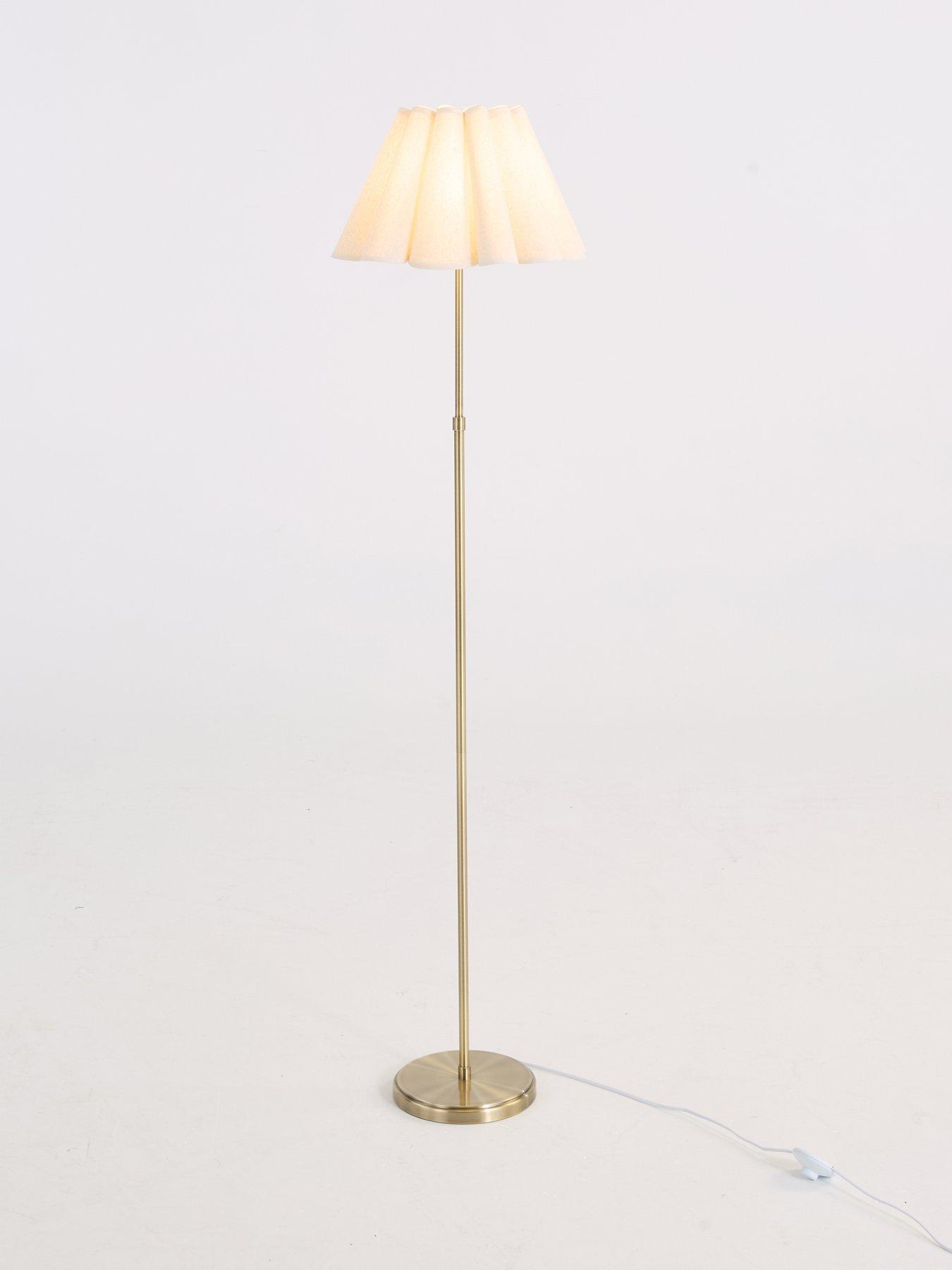 Image 3 of 8 of The Very Collection Scalloped Shade Floor Lamp