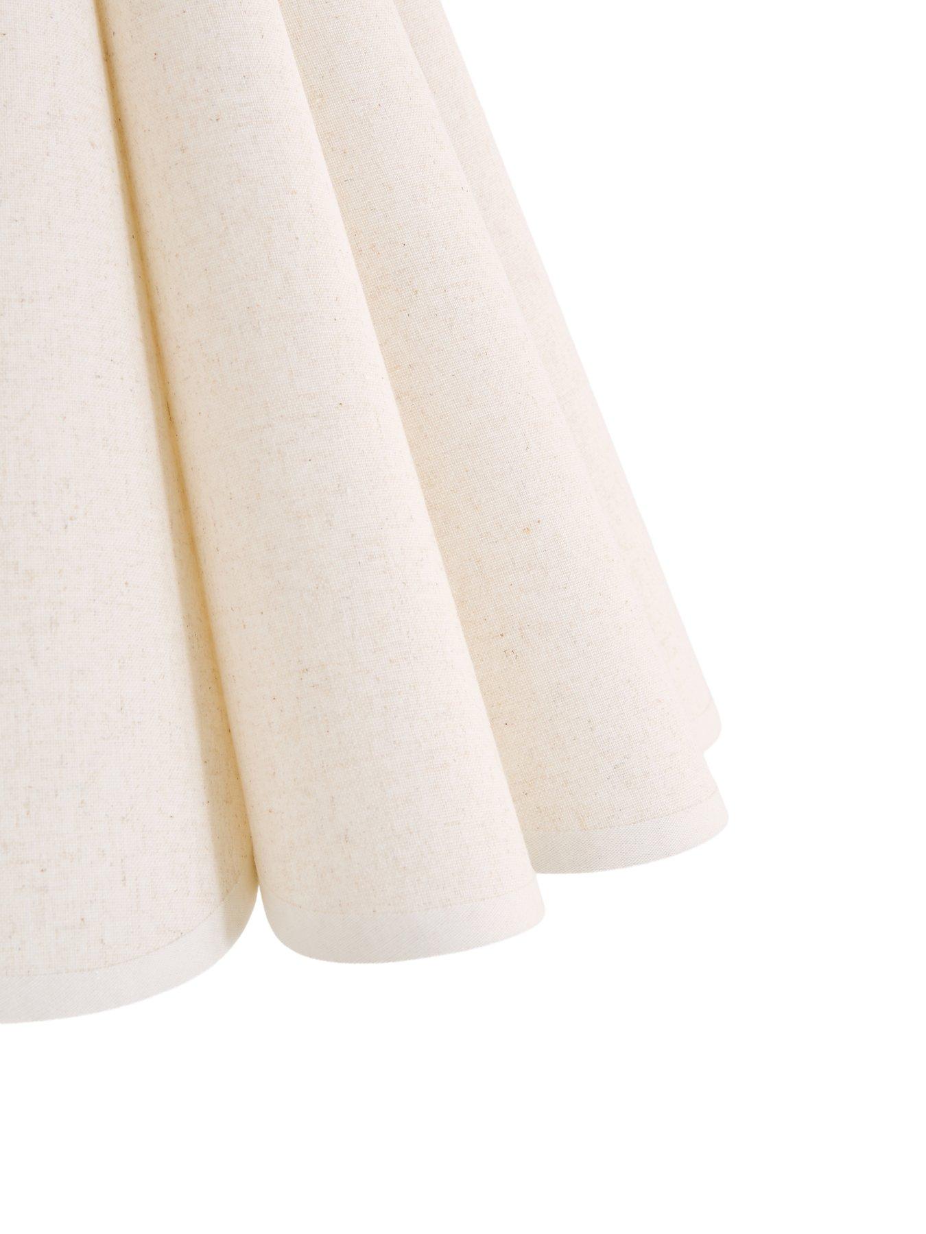 Image 6 of 8 of The Very Collection Scalloped Shade Floor Lamp