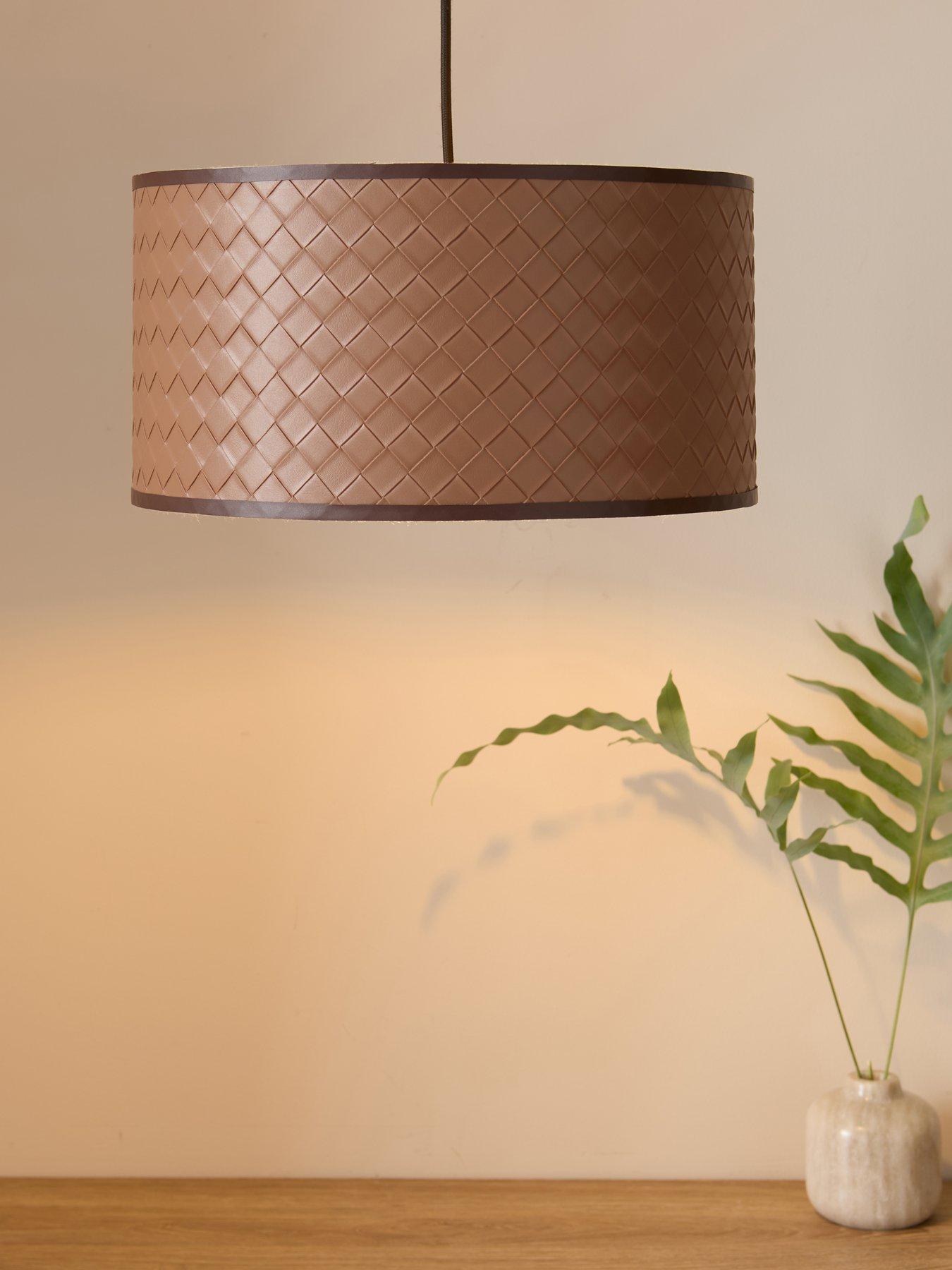 Michelle Keegan Home Mk Woven Leather Easy-fit Shade