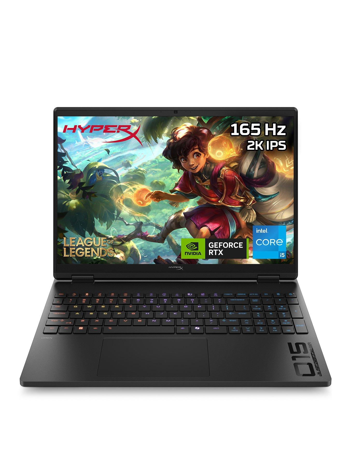 Image 1 of 8 of HYPERX OMEN 15-ga0001na 15.3in WQXGA Gaming Laptop - NVIDIA RTX 5050 - 16GB RAM, 1TB SSD - Intel Core i5-14450HX - 165Hz