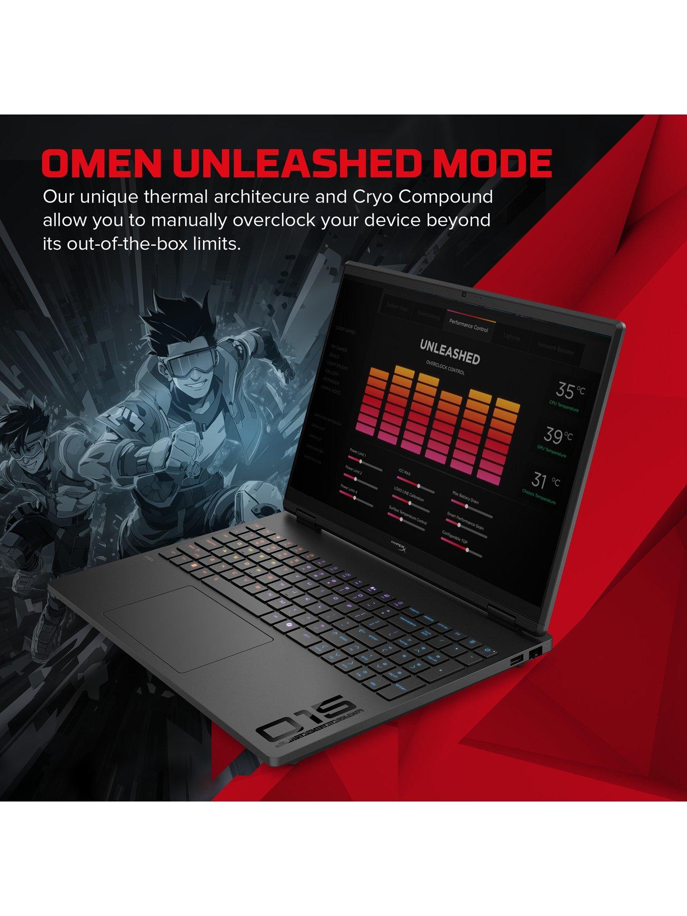 Image 7 of 8 of HYPERX OMEN 15-ga0001na 15.3in WQXGA Gaming Laptop - NVIDIA RTX 5050 - 16GB RAM, 1TB SSD - Intel Core i5-14450HX - 165Hz