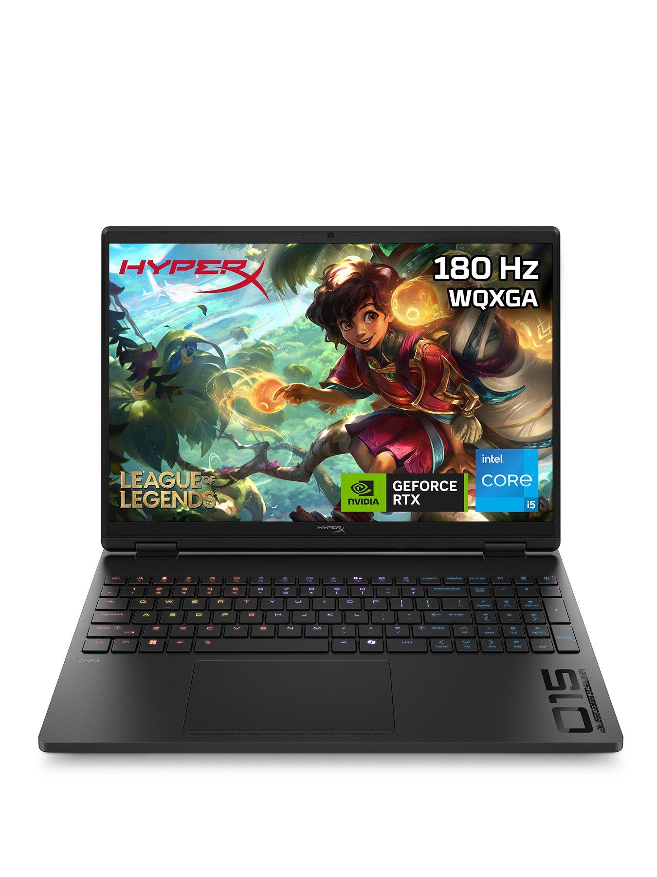 HYPERX OMEN 15-ga0002na 15.3in WQXGA Gaming Laptop - NVIDIA RTX 5060 - 16GB RAM, 1TB SSD - Intel Core i5-14450HX - 180Hz