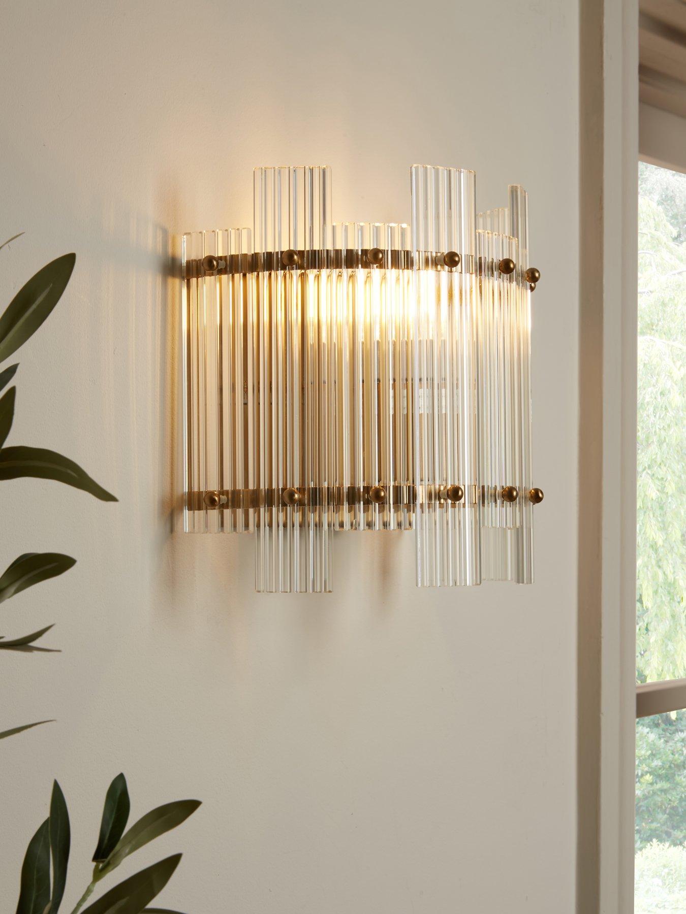 Image 1 of 3 of The Very Collection Glass Rod Wall Light