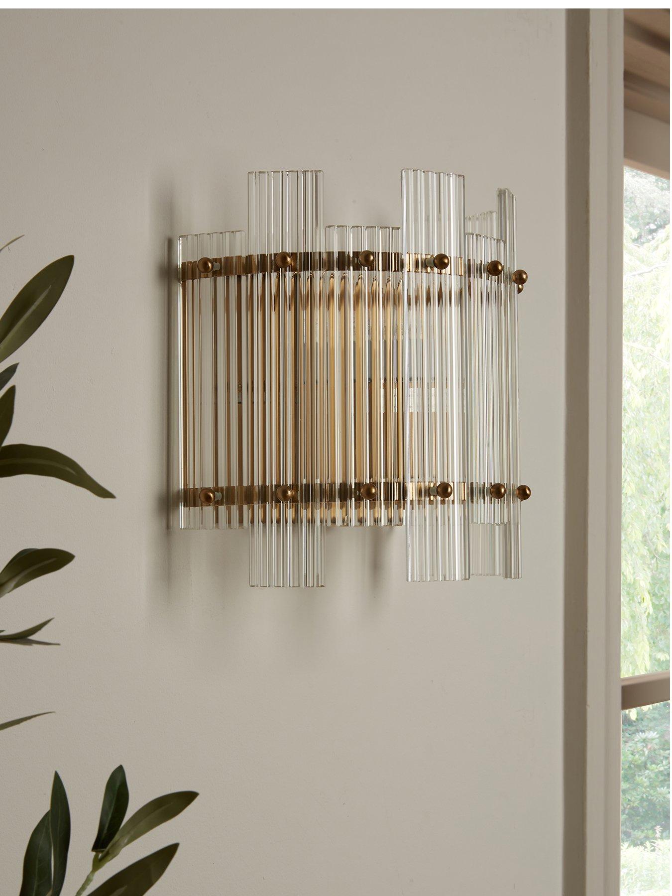 Image 2 of 3 of The Very Collection Glass Rod Wall Light