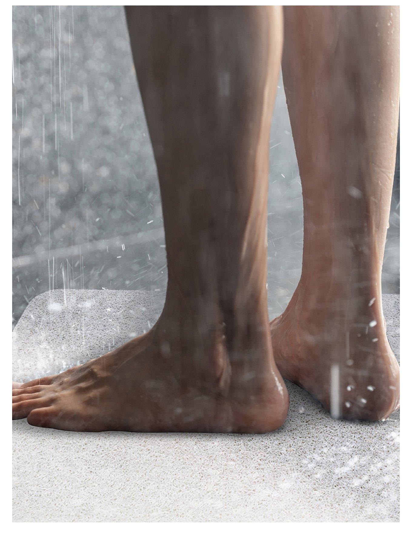 JML White Hydro Wonder Non-Slip Shower Mat