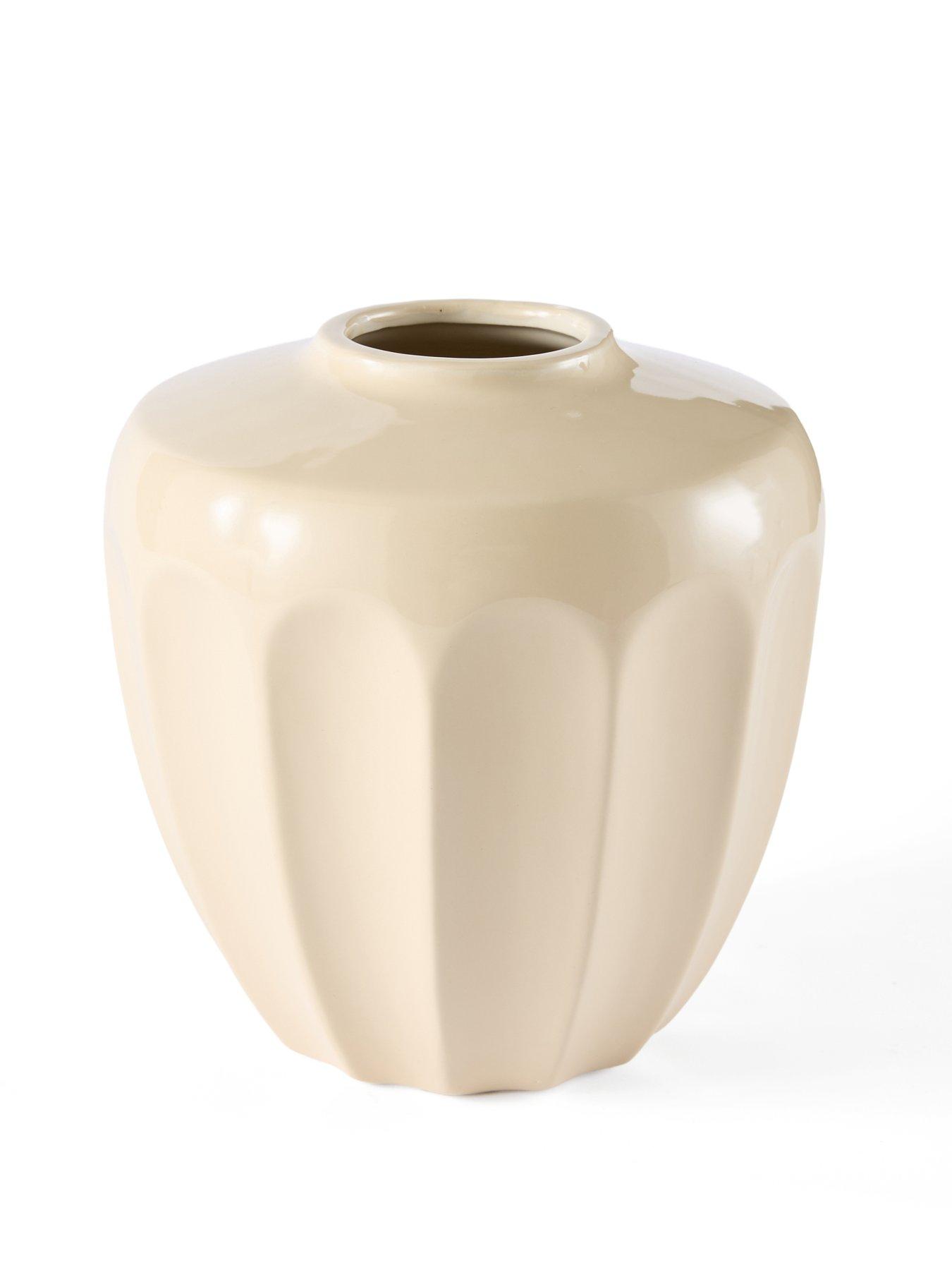 Image 3 of 8 of The Very Collection Ceramic Vase Wide 20cm