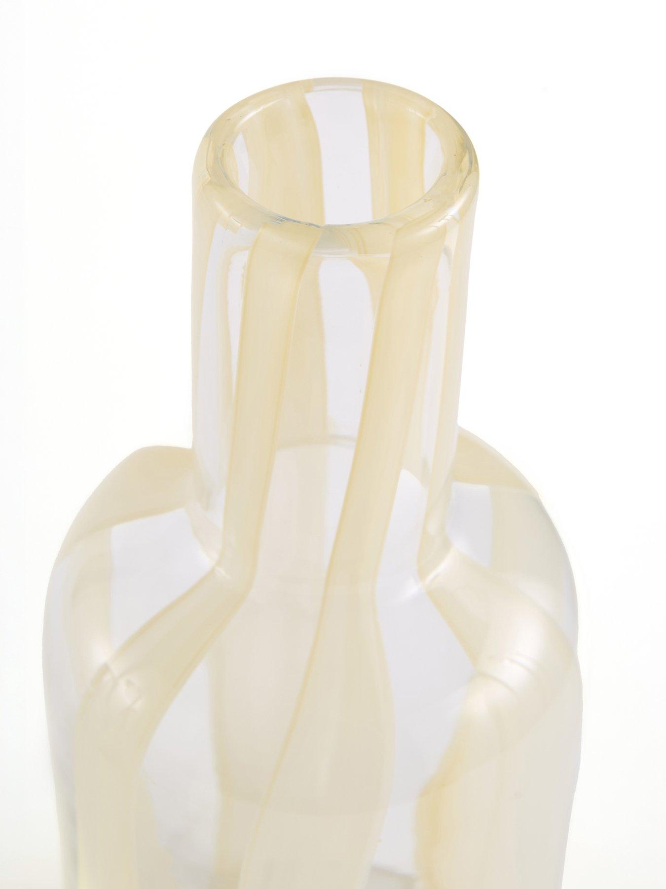 Image 6 of 8 of The Very Collection Striped Glass Vase Set Of 2