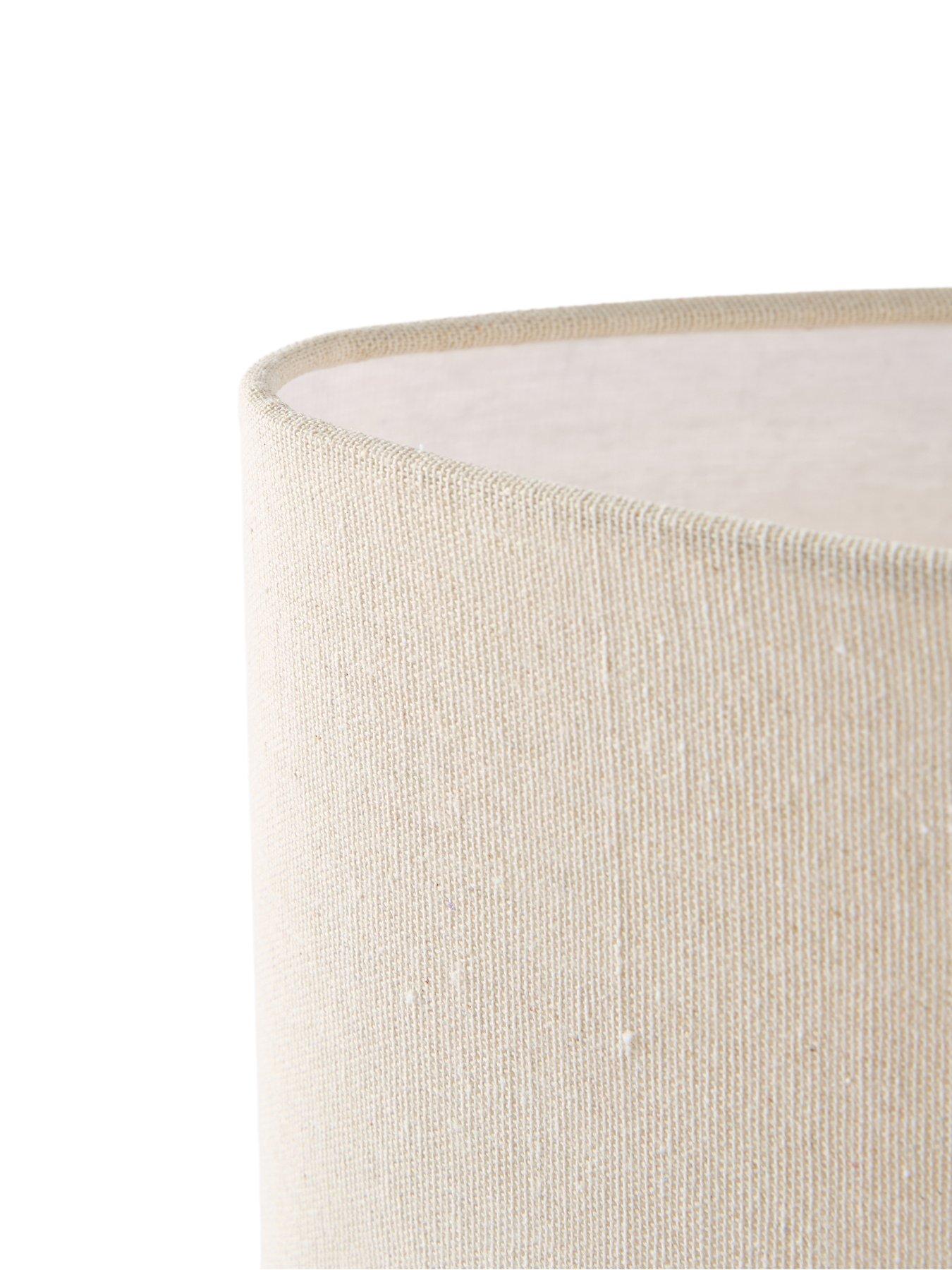 Image 6 of 8 of Michelle Keegan Home Pebble Base Wooden Table Lamp - Pine Wood