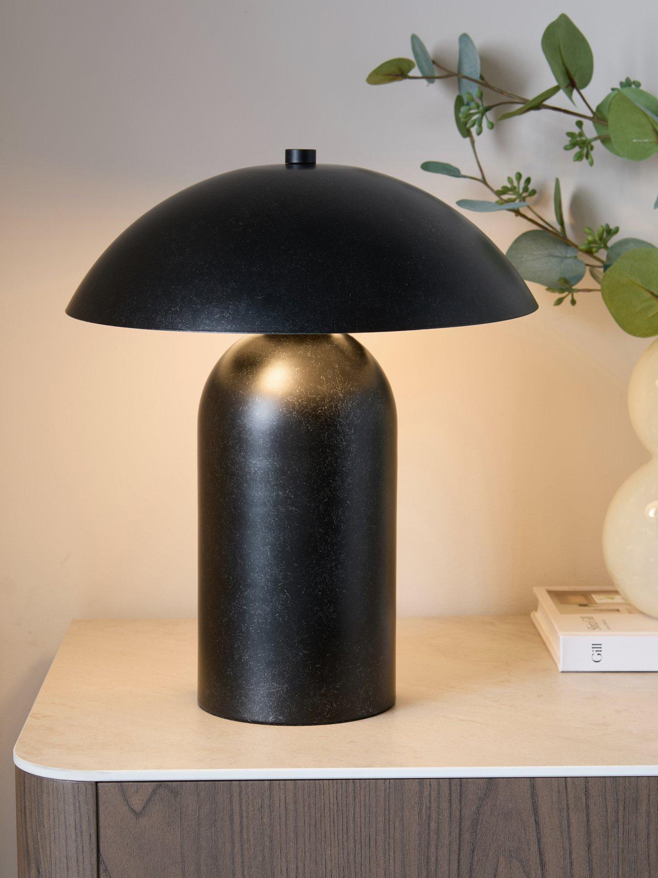 Michelle Keegan Home Black Rustic Metal Table Lamp