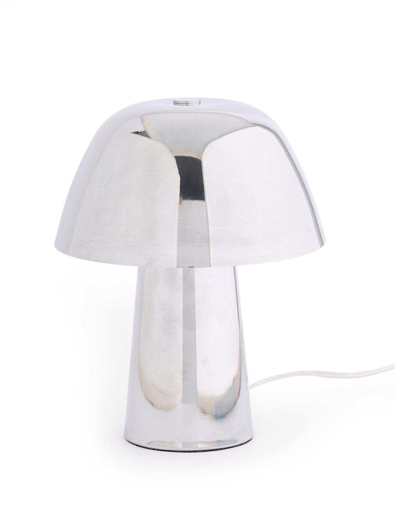Image 2 of 6 of The Very Collection Dome Table Lamp - Chrome