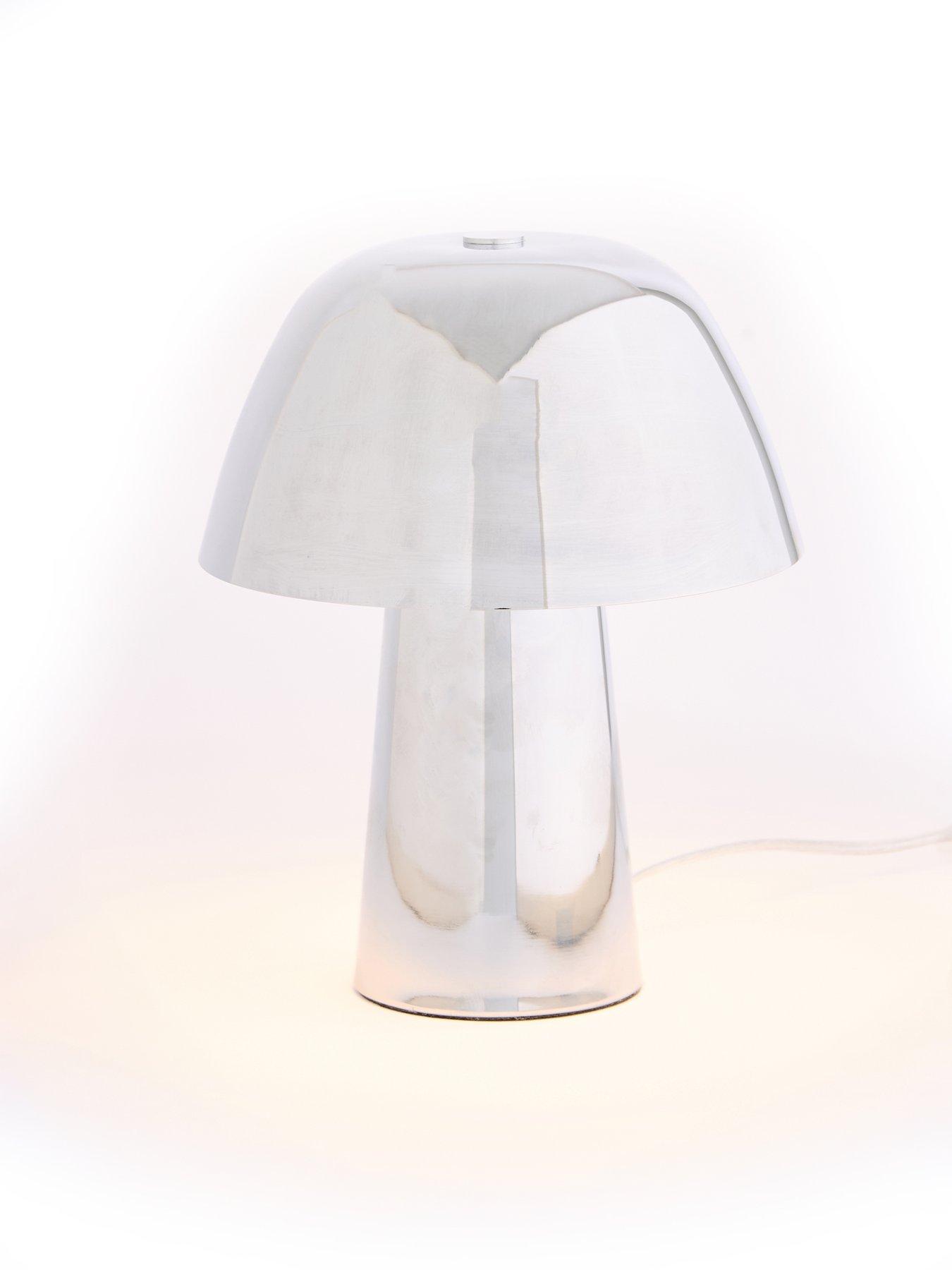 Image 3 of 6 of The Very Collection Dome Table Lamp - Chrome