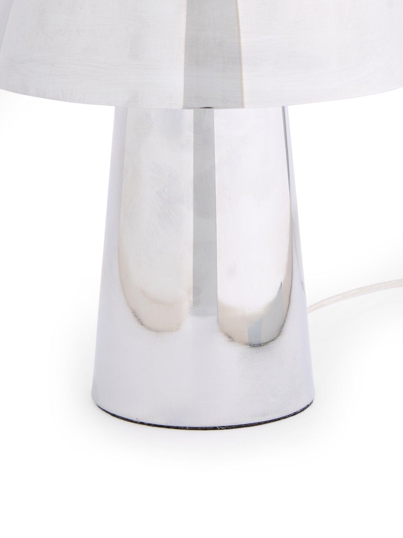 Image 5 of 6 of The Very Collection Dome Table Lamp - Chrome