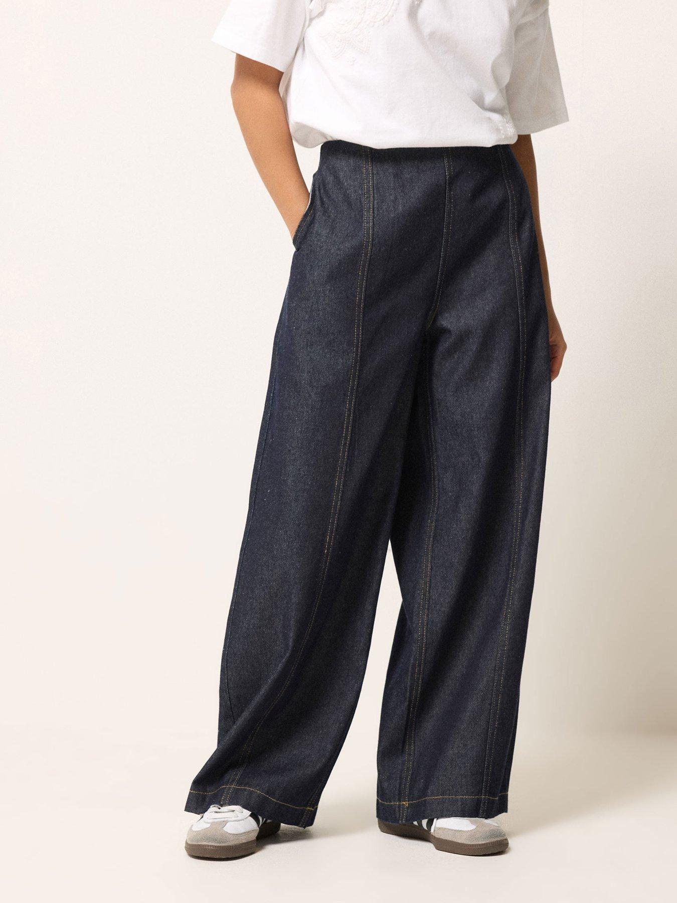 PixieGirl Petite Seam Front Balloon Jeans