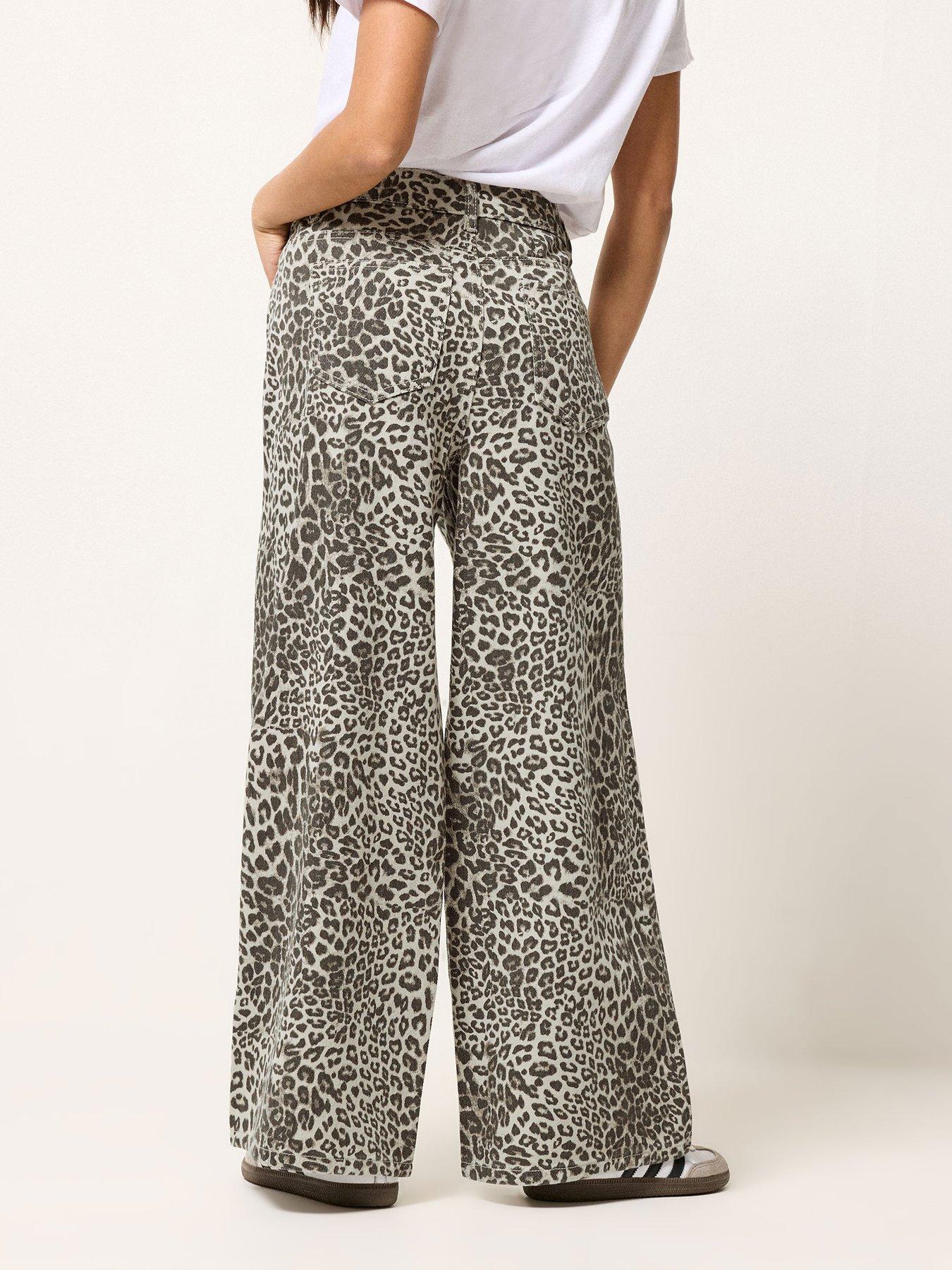 stillFront image of pixiegirl-petite-animal-wide-leg-jeans