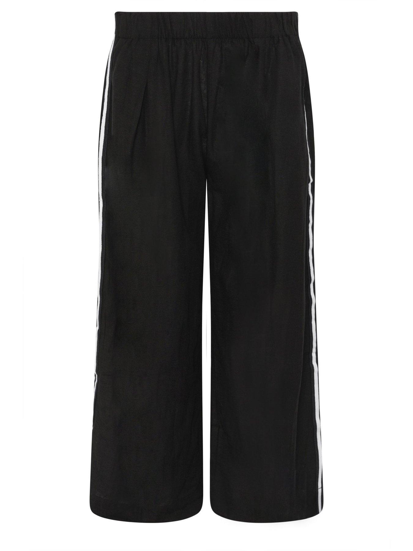 Image 5 of 5 of PixieGirl Petite Side Stripe Wide Leg Trousers