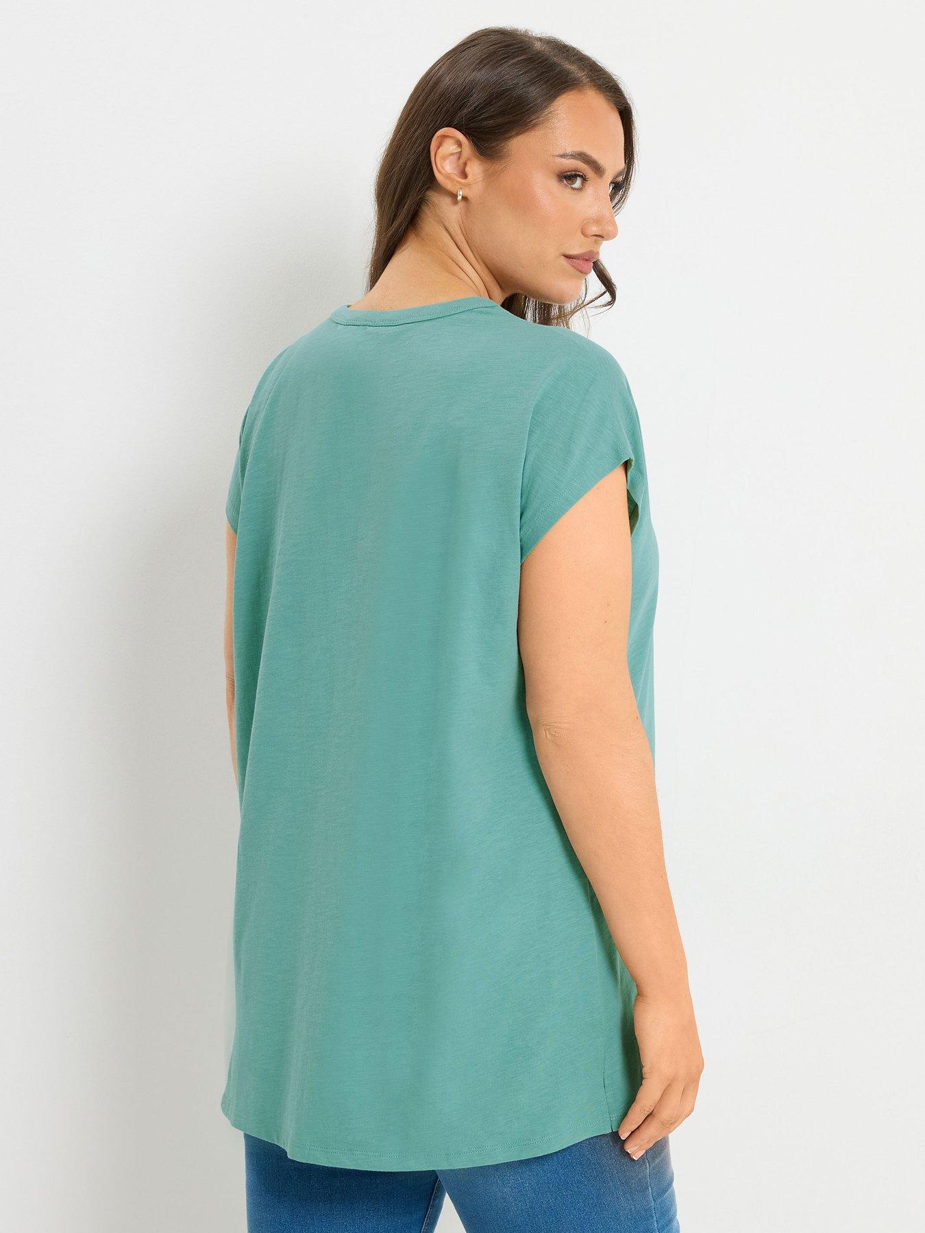  image of yours-curve-stud-pocket-t-shirt