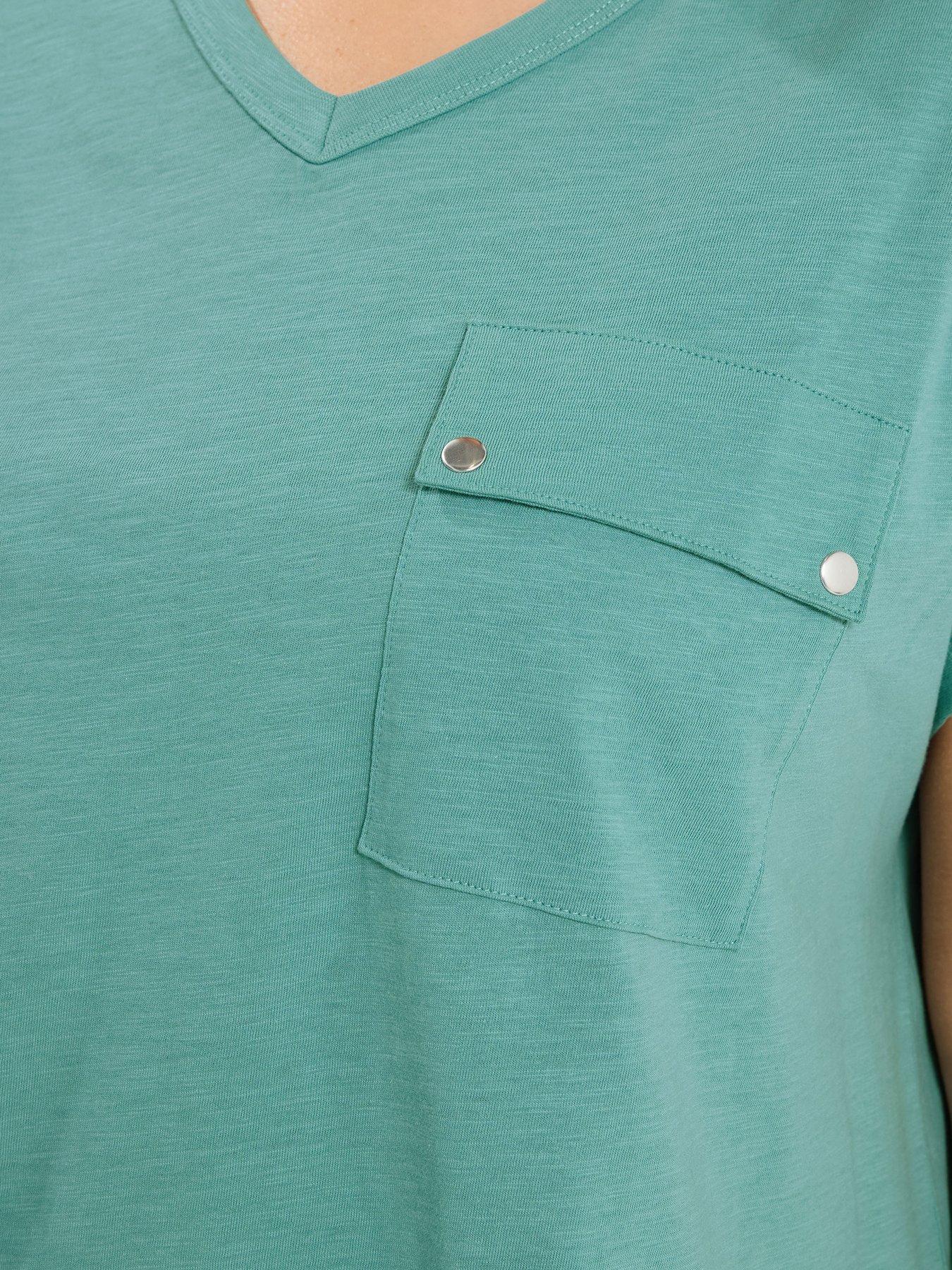  image of yours-curve-stud-pocket-t-shirt