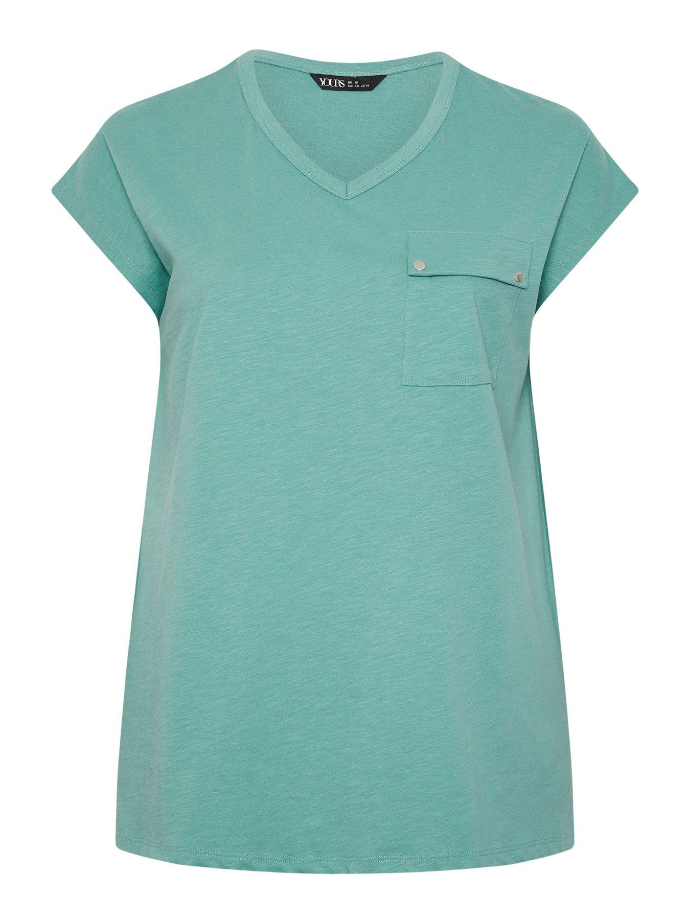  image of yours-curve-stud-pocket-t-shirt