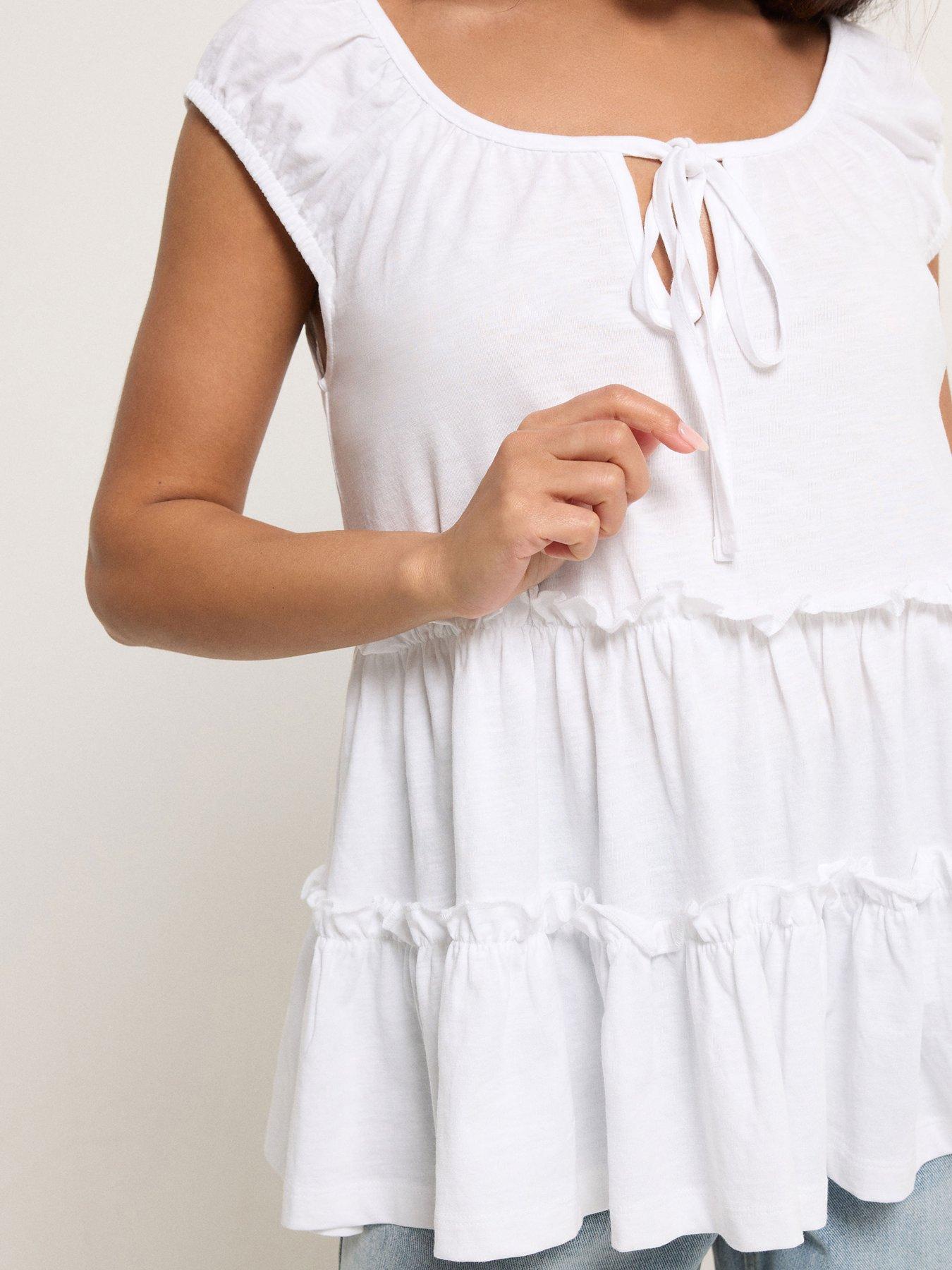 Image 4 of 5 of PixieGirl Petite Short Sleeve Tiered Top