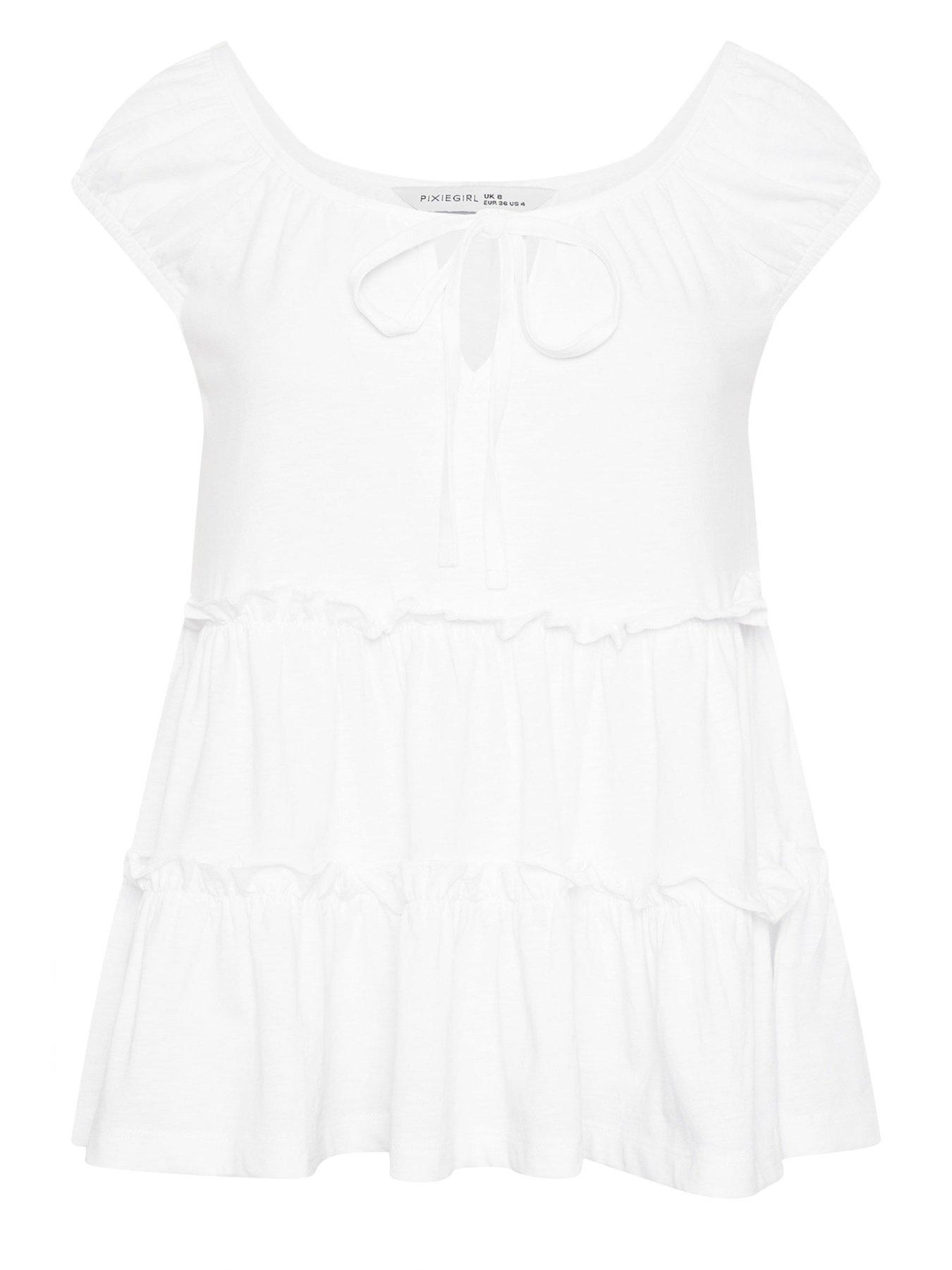 Image 5 of 5 of PixieGirl Petite Short Sleeve Tiered Top