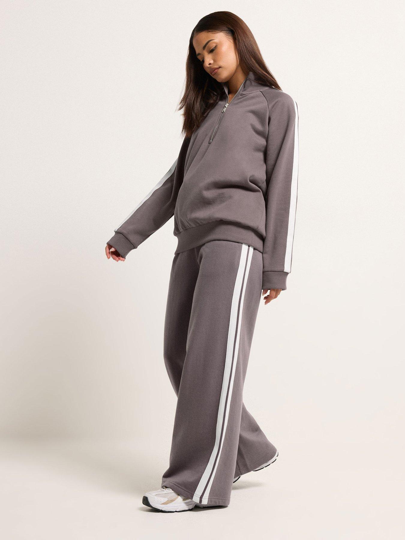  image of pixiegirl-petite-2-side-stripe-wide-leg-joggers