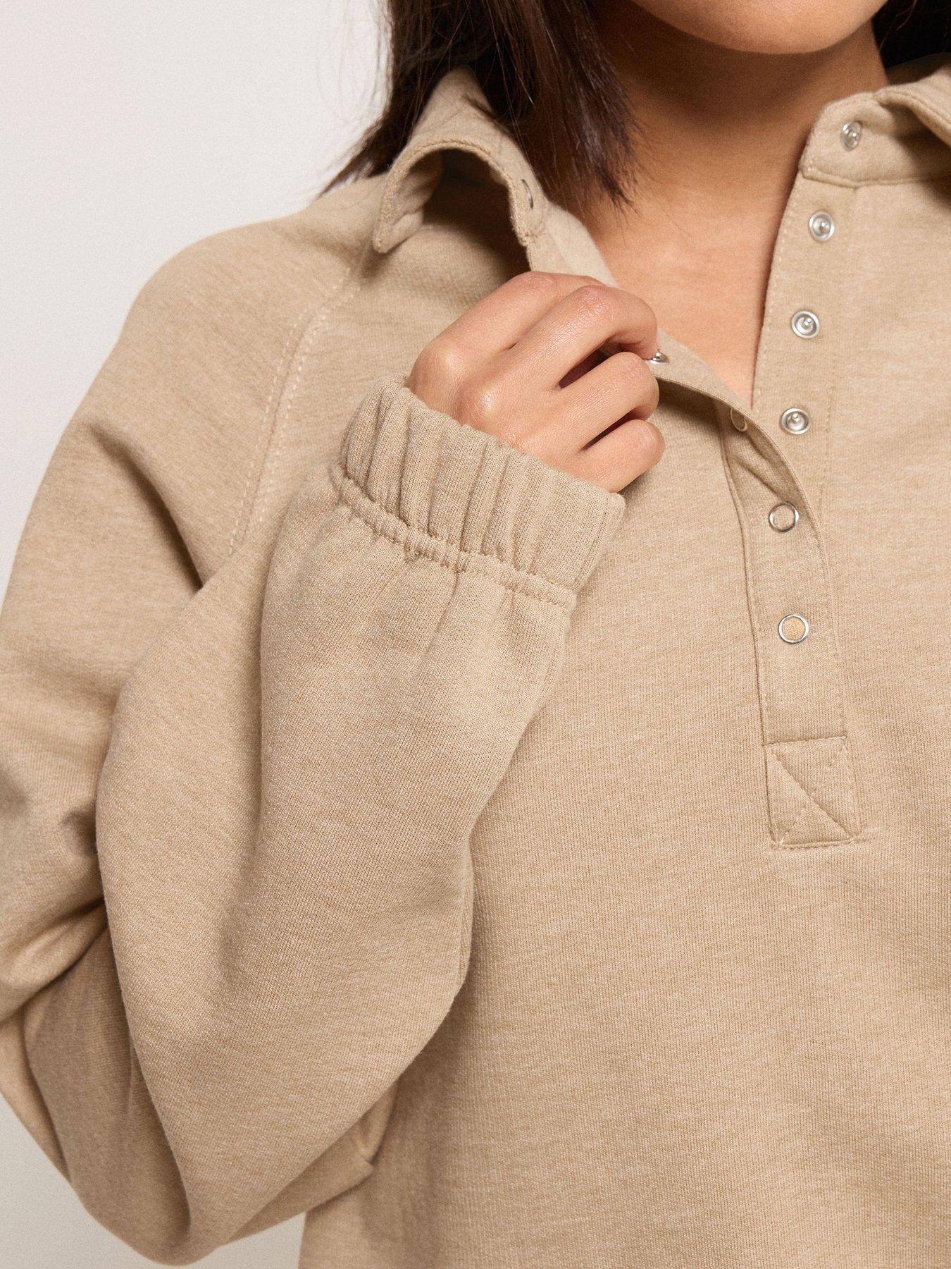  image of pixiegirl-petite-collar-sweatshirt-cream