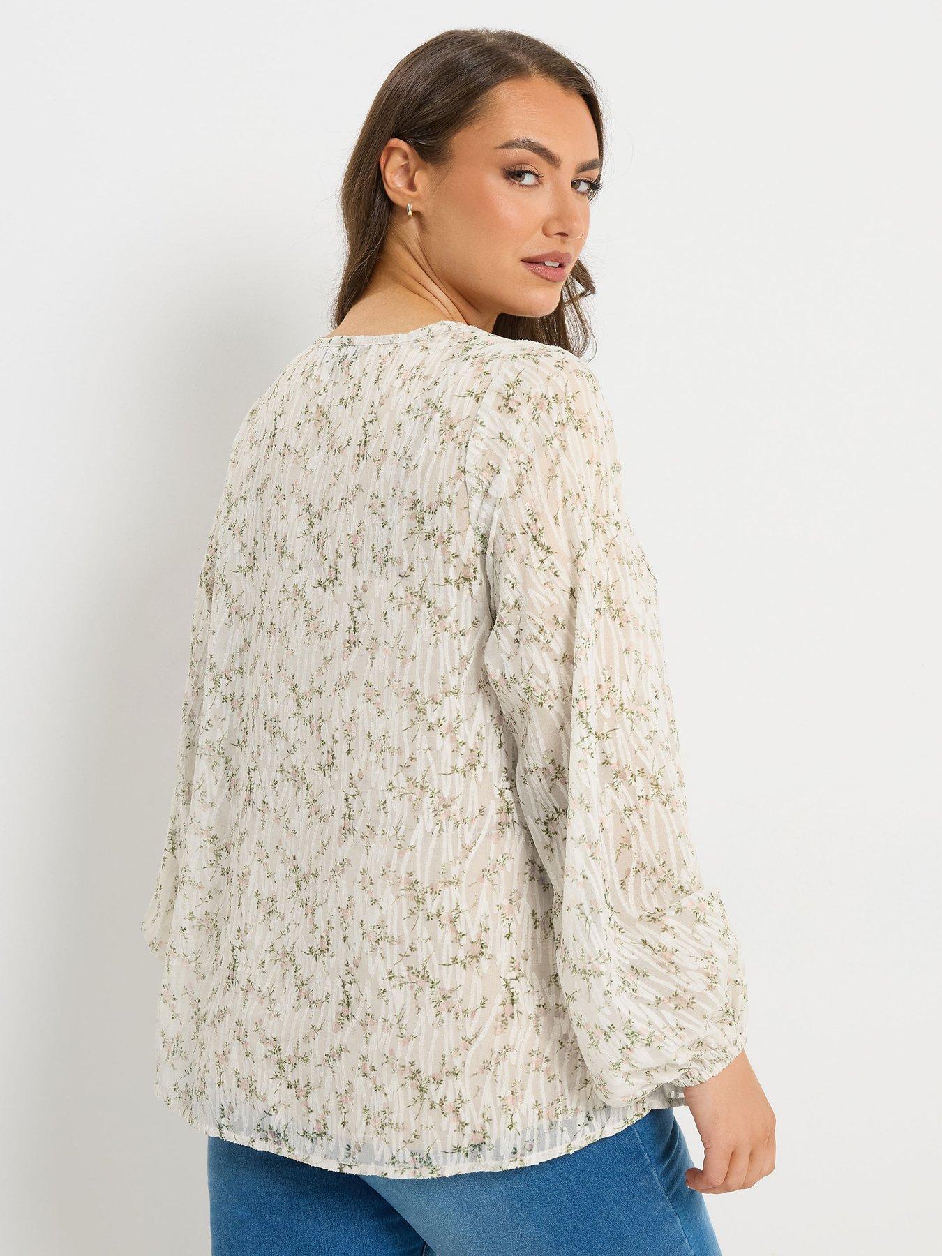 stillFront image of yours-curve-burnout-blouse